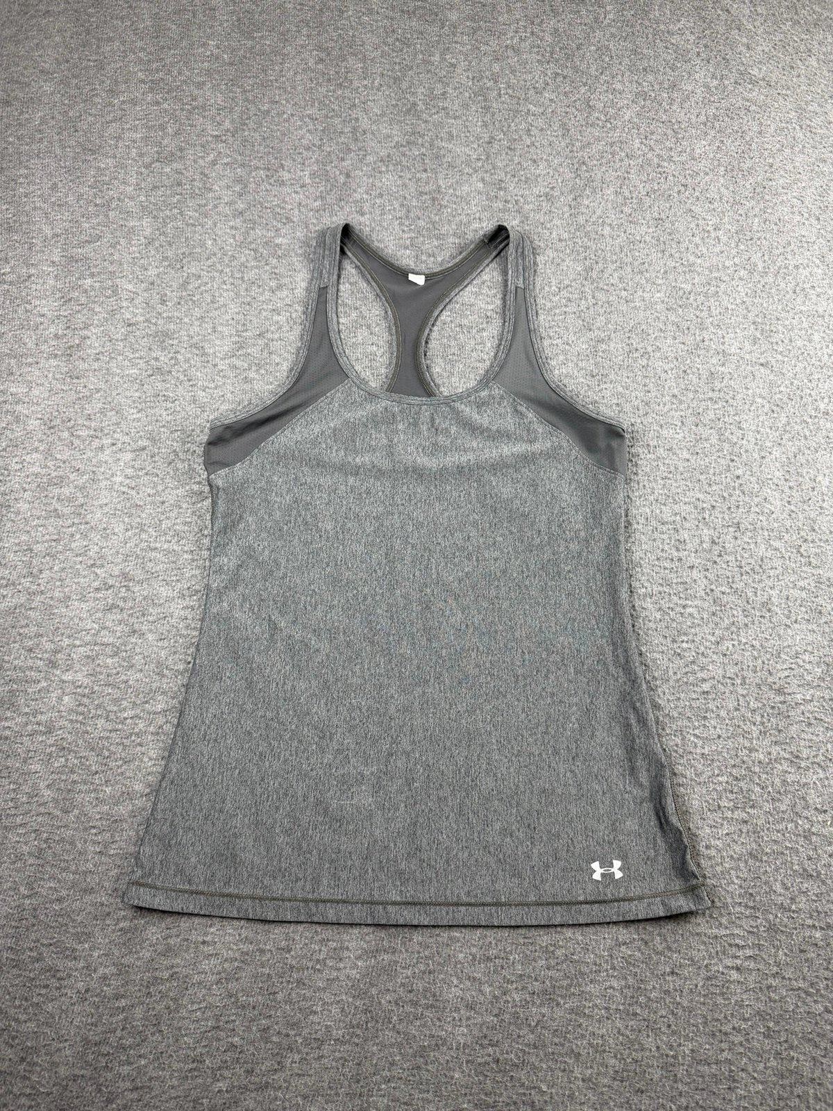 Under Armour Women’s Gray Racerback Athletic Tank Top Size Small