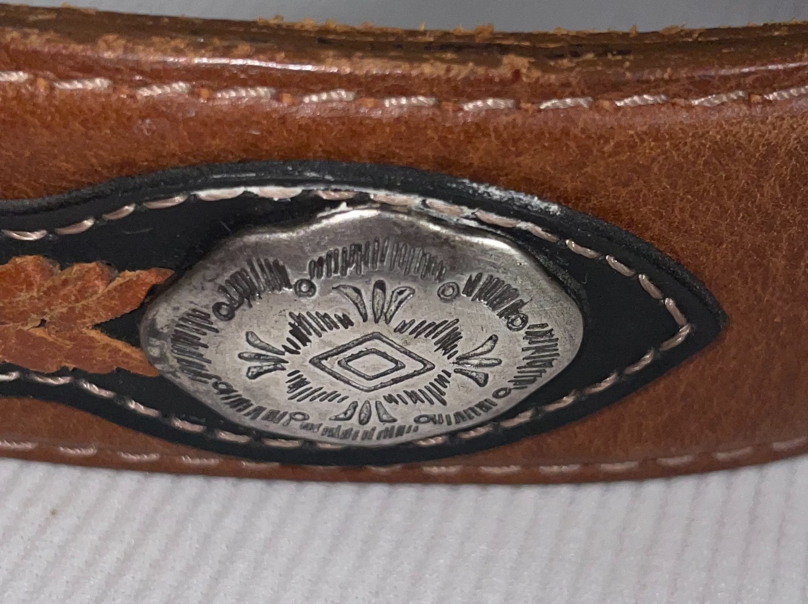 Wrangler 36/90 Genuine Leather 6904- 028 Handcrafted Belt
