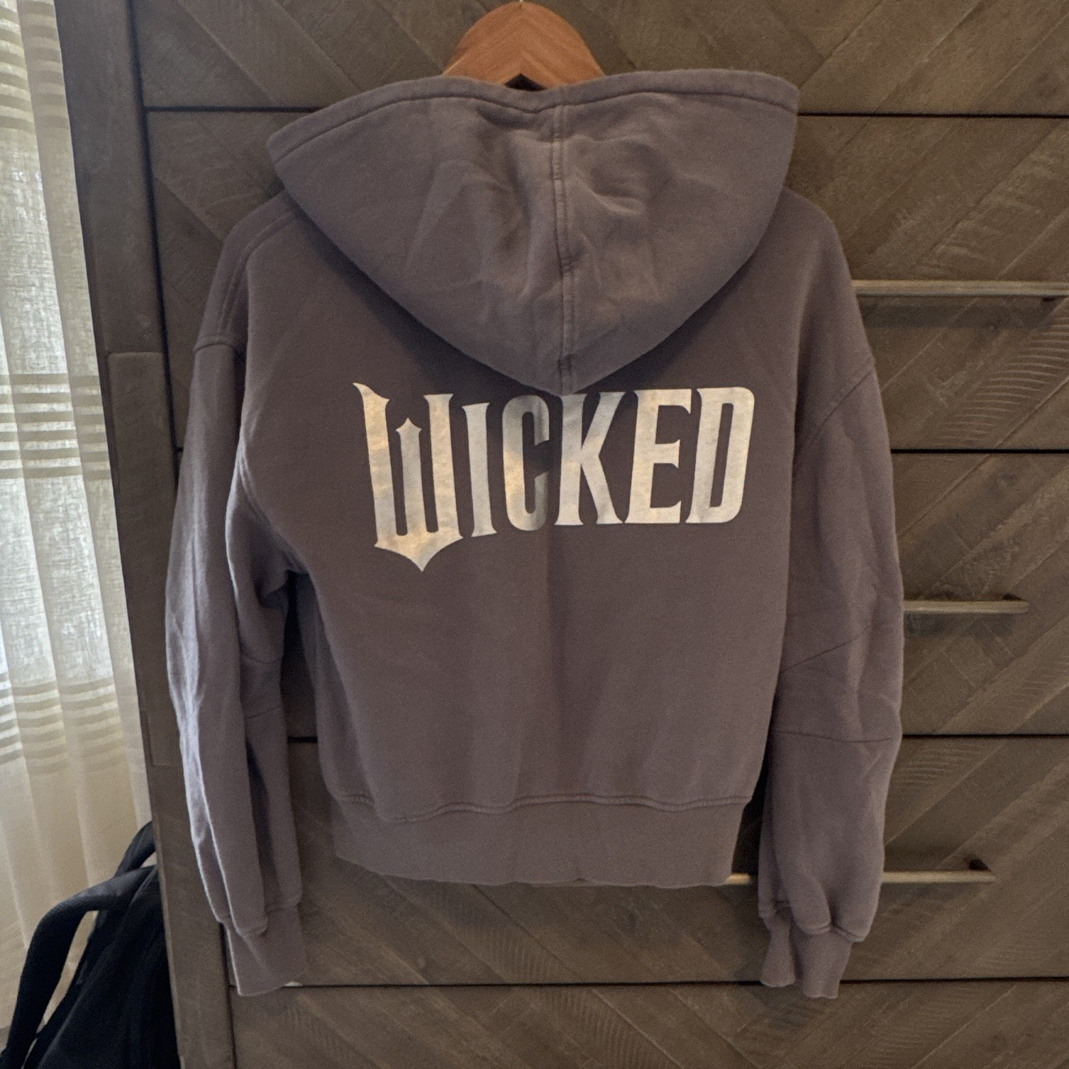 H&M Wicked Women’s Regular Full Zip Fleece Hoodie, Gray XS, Long Sleeve
