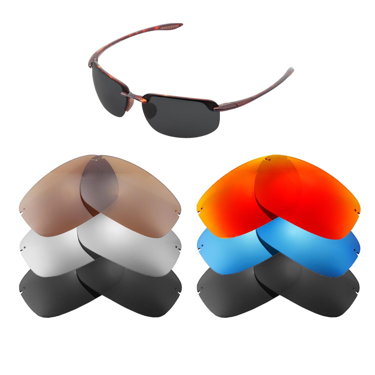 Walleva Replacement Lenses for Maui Jim Ho’okipa Sunglasses-Multiple Options
