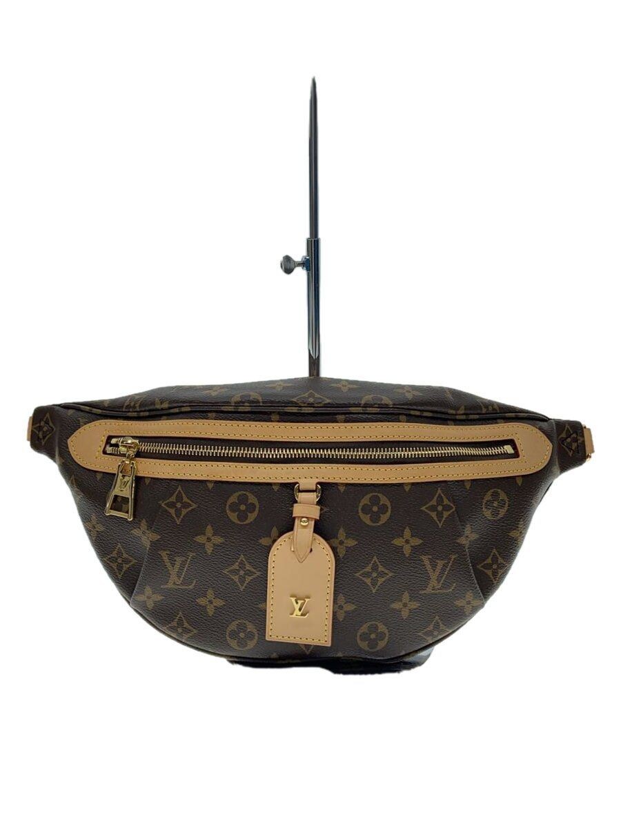 LOUIS VUITTON SHOULDER BAG LEATHER Brown TOTAL PATTERN M46784 Used