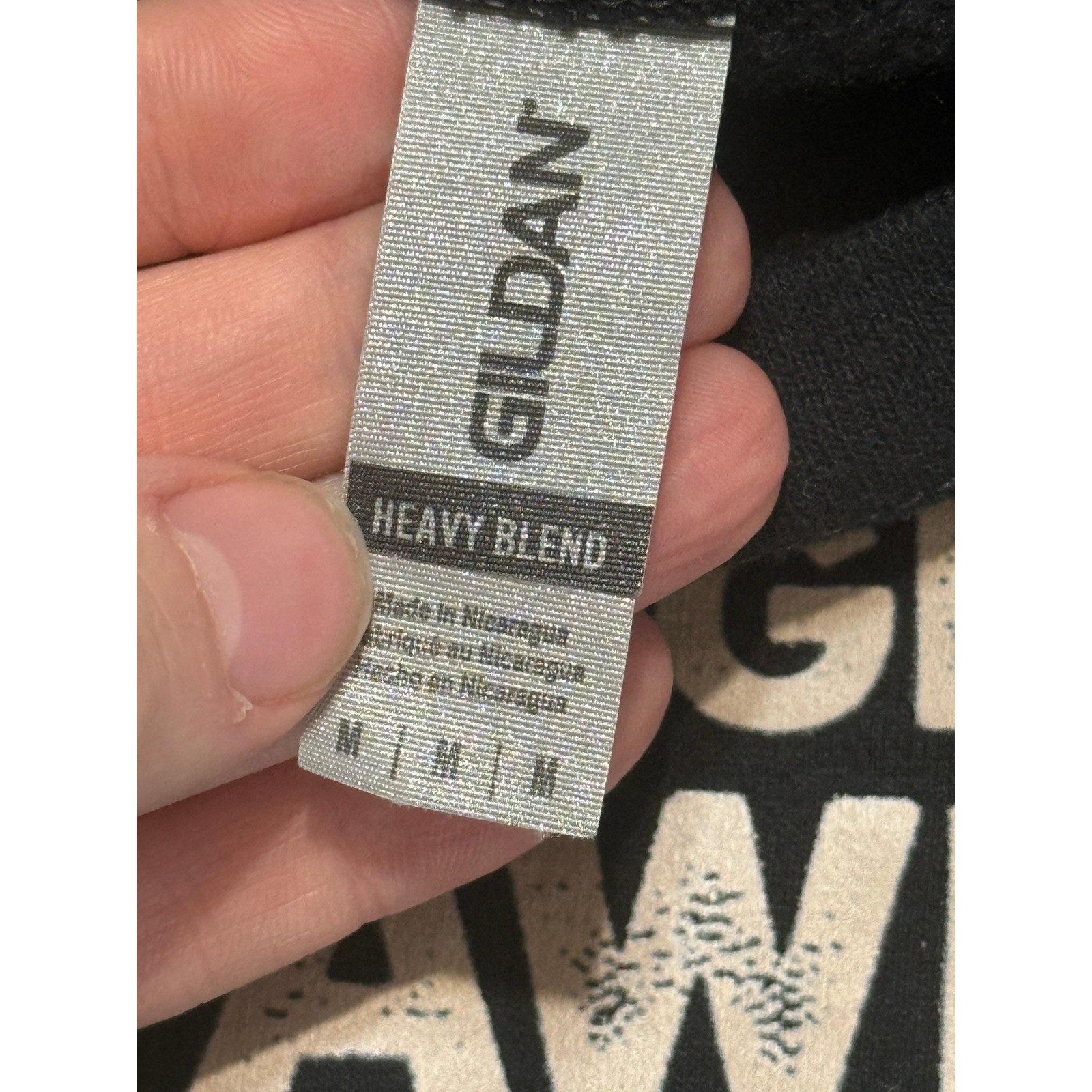 Gildan Sweatshirt Mens Medium Black Adult Dear Dad Great Job Graphic Excellent