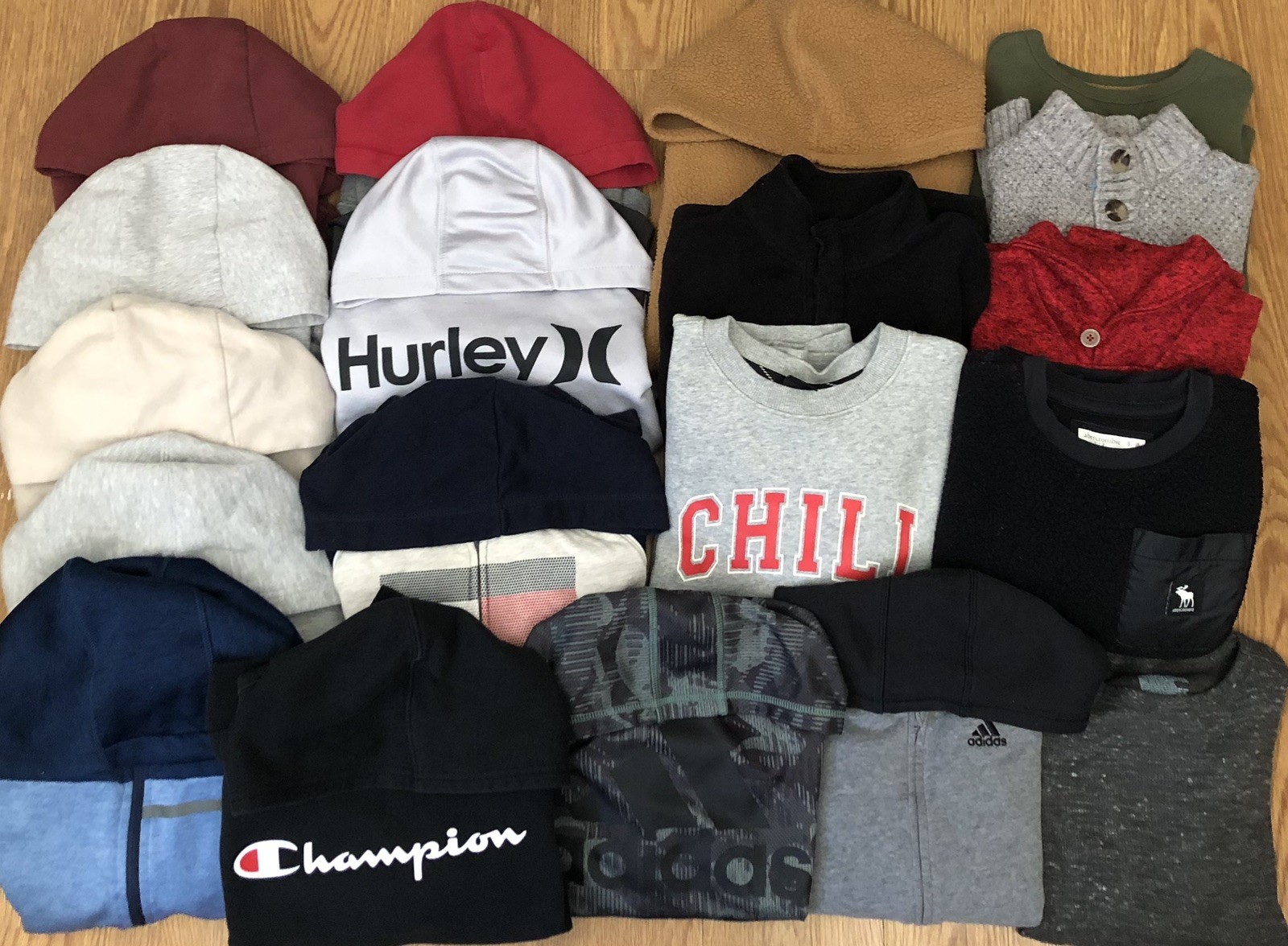 Lot Of 19 Boys Winter Clothes Sizes 8-8/10