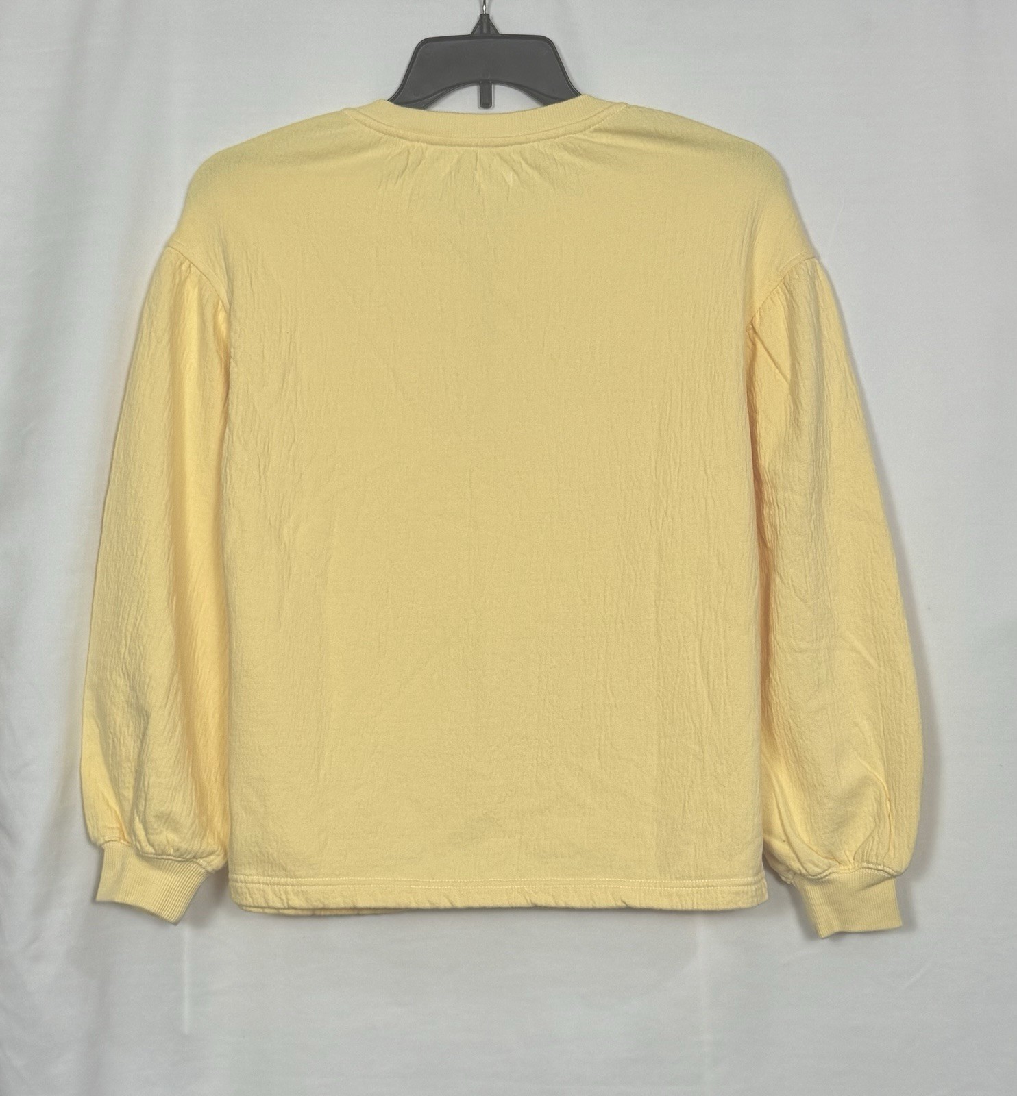 Aerie Women’s Easy Street Sweatshirt yellow Notes Color S
