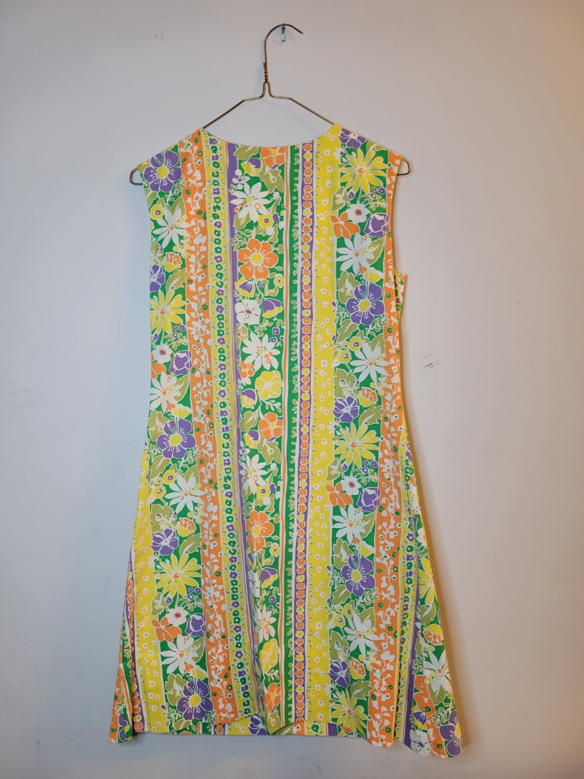 Shaker Square Bill Sims Vtg Sleeveless Front Pockets 60s petite measurement pics
