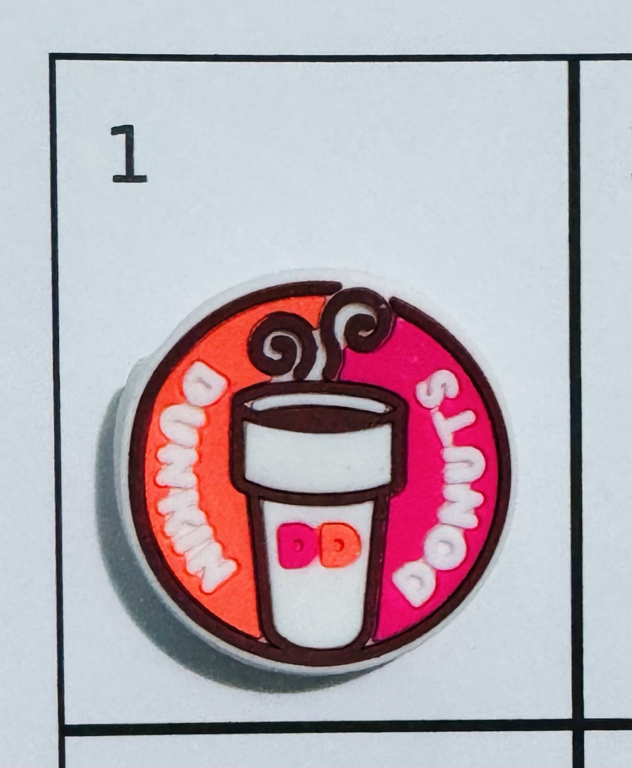 Dunkin Donuts & Coffee Shoe Croc Charms NEW Pack of 11- (11 Charms For $9)