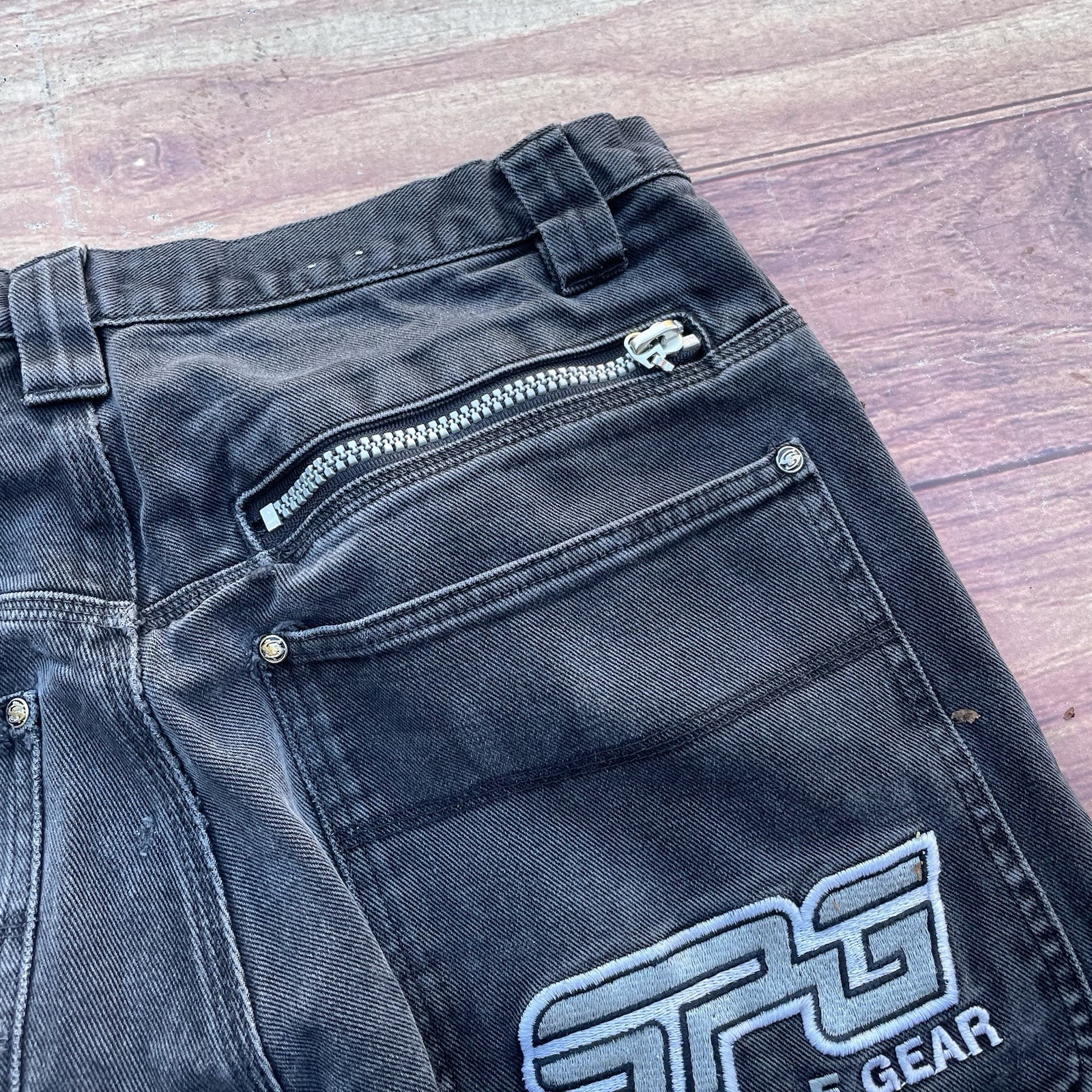 Vintage Y2K Southpole Carpenter Loop Baggy Style Skate Embroidered Jeans Mens 36
