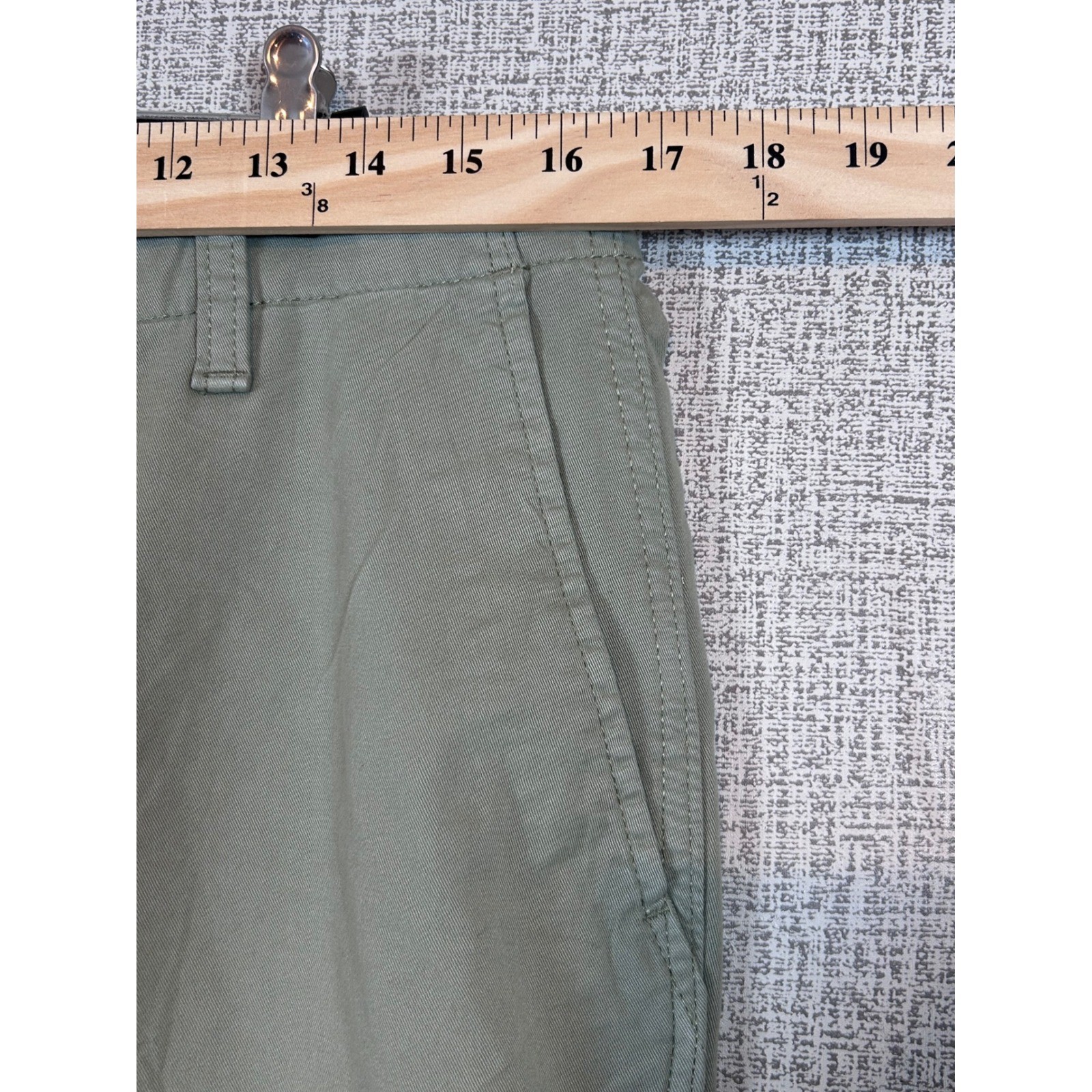 NWT GAP Slim Ankle Pant Green Chino Trousers Womens 12 Preppy Classic Casual