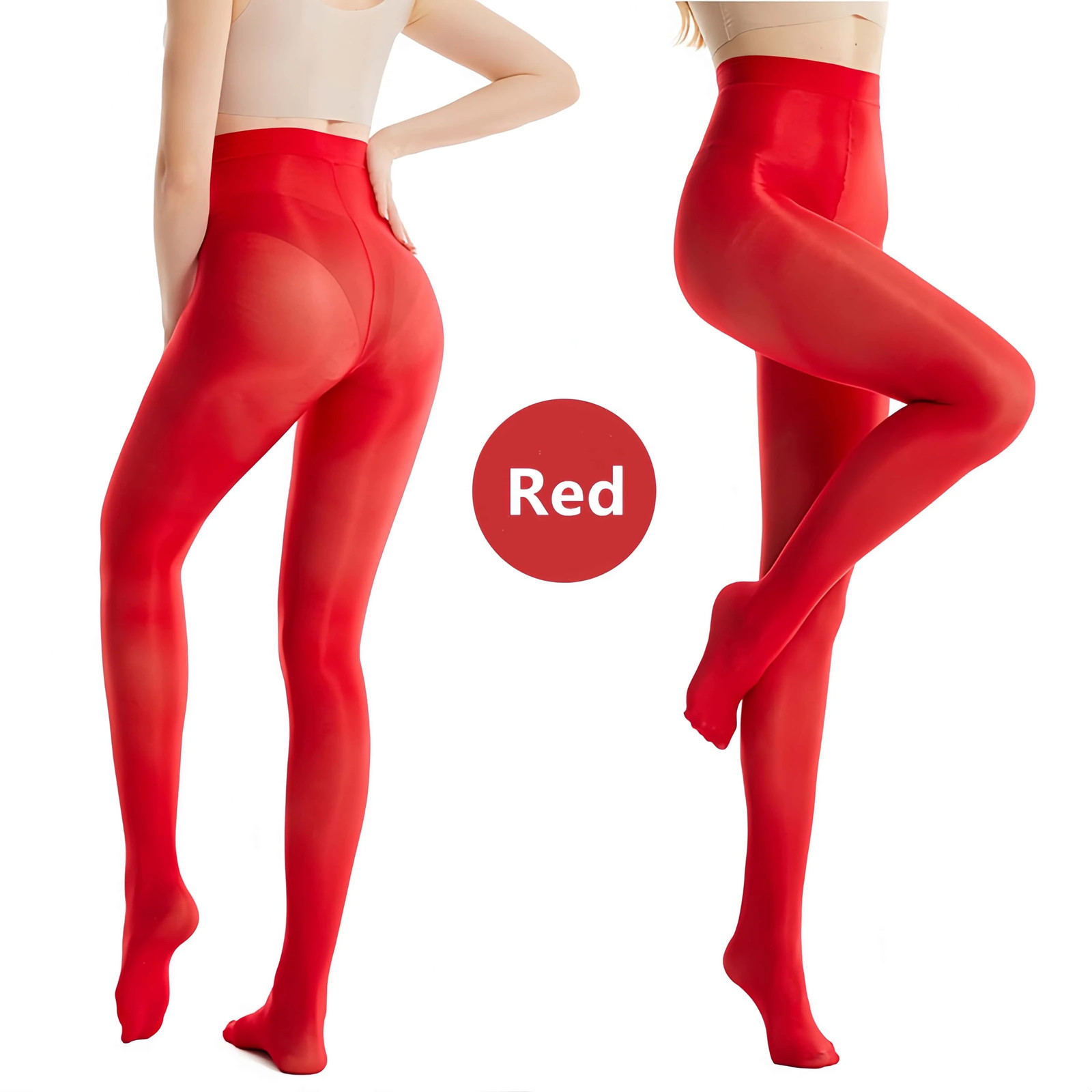 220lbs Super Elastic Pantyhose High Glossy Sheer Shiny Stockings Tights Clubwear