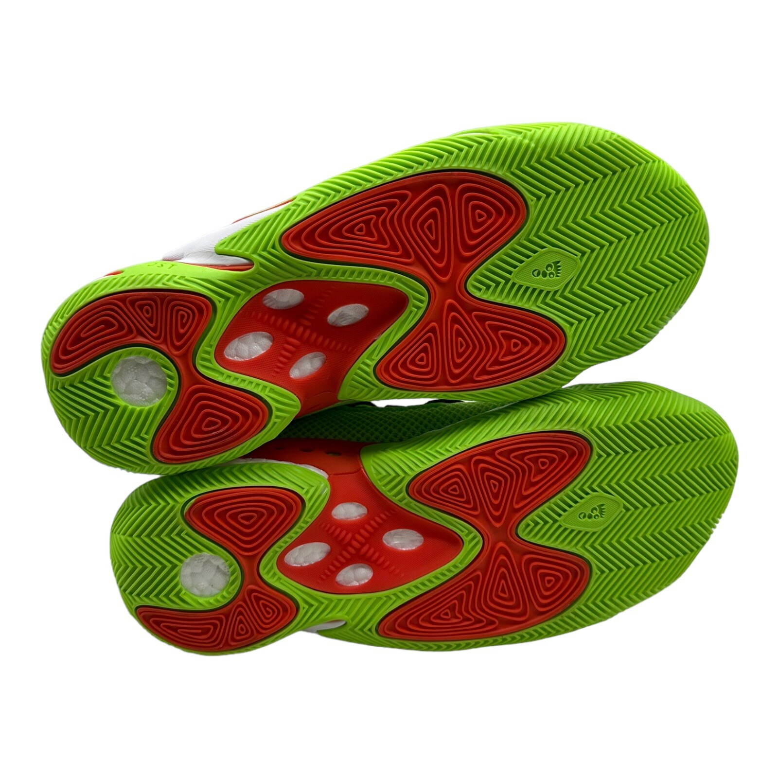 Adidas Boost BYW Select Shoes Solar Green Orange Basketball Sneakers NEW Sz 9.5