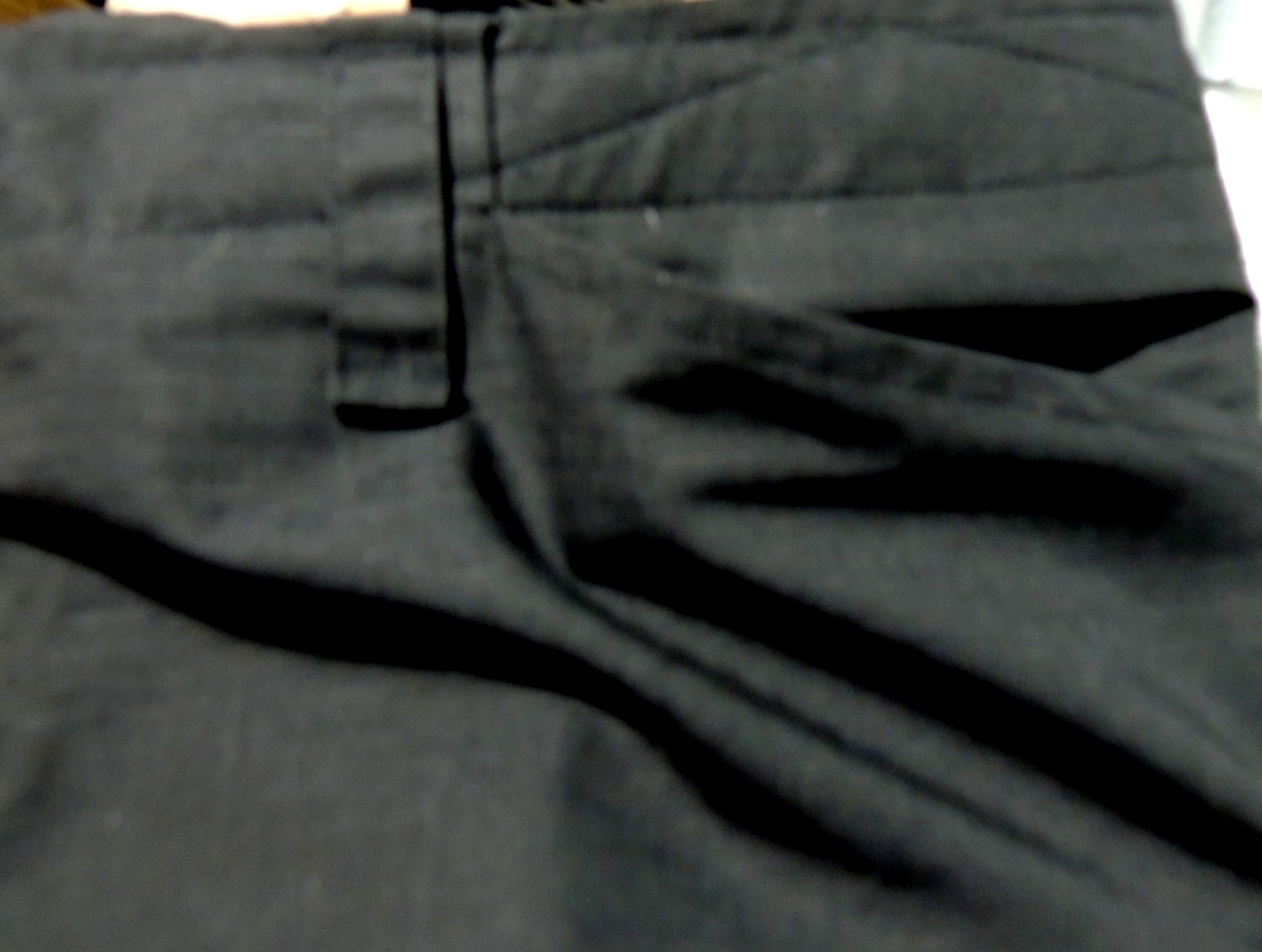 Mens Size 42 Black Tactical Pants Polyester/Cotton Multi 10 Pockets Adjustable