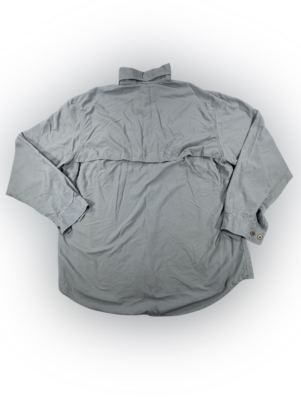 REI Men’s Slate Gray Lightweight Utility Button Up Shirt Jacket Size M