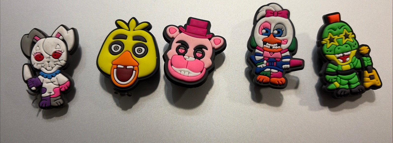 FNAF Crocs Charms Jibbitz Five Nights At Freddy’s SET OF 5 (Pack 1)