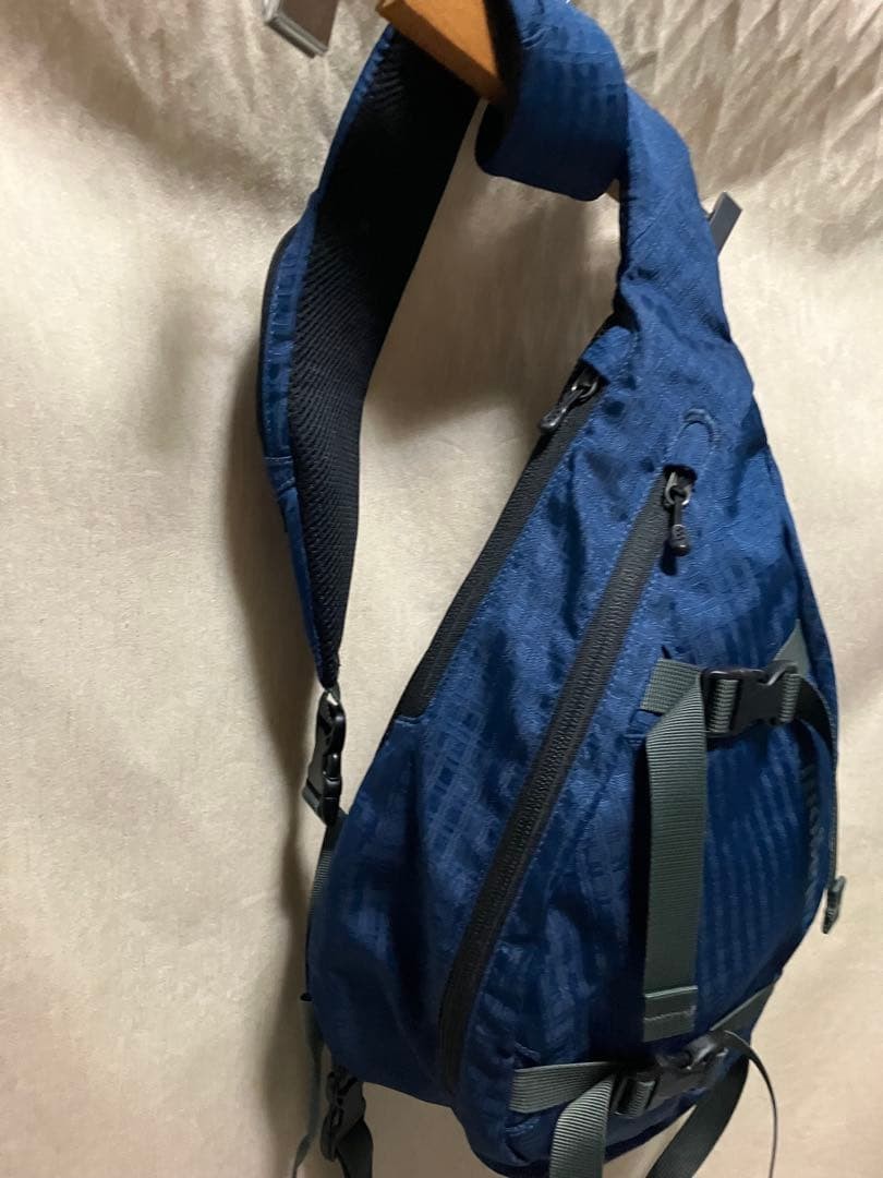 patagonia S9 Atom Sling Bag Excellent Ripstop Nylon Cordura Lightweight Navy