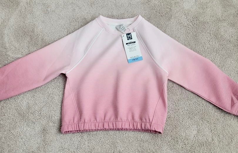 MEMBER’S MARK GIRL’S SANDWASH PULLOVER SIZE S (6/6X) PINK/WHITE