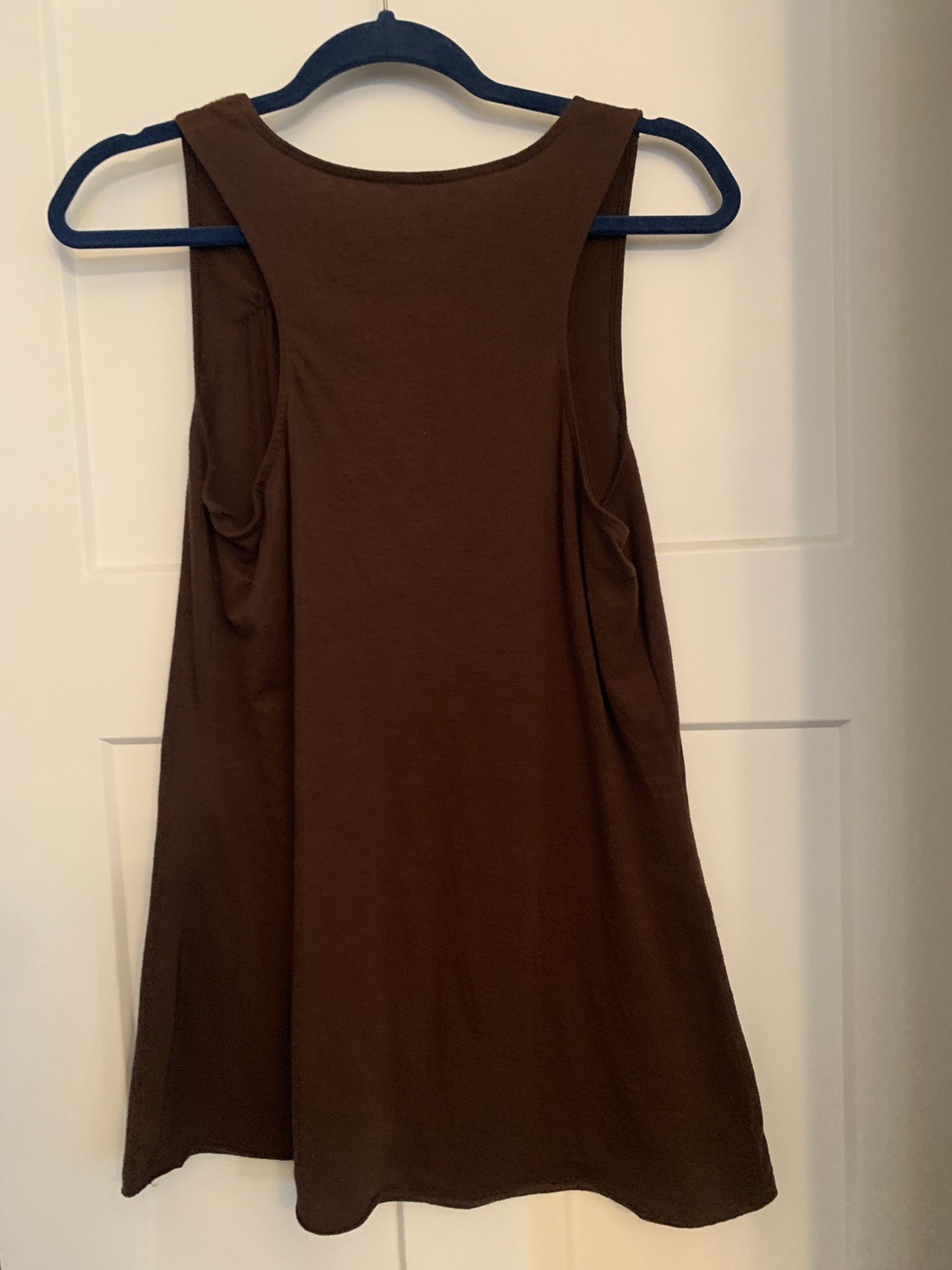 Vintage Mudd Brown Boho Tank Top XL Macrame Fringe Tassel Festival Western