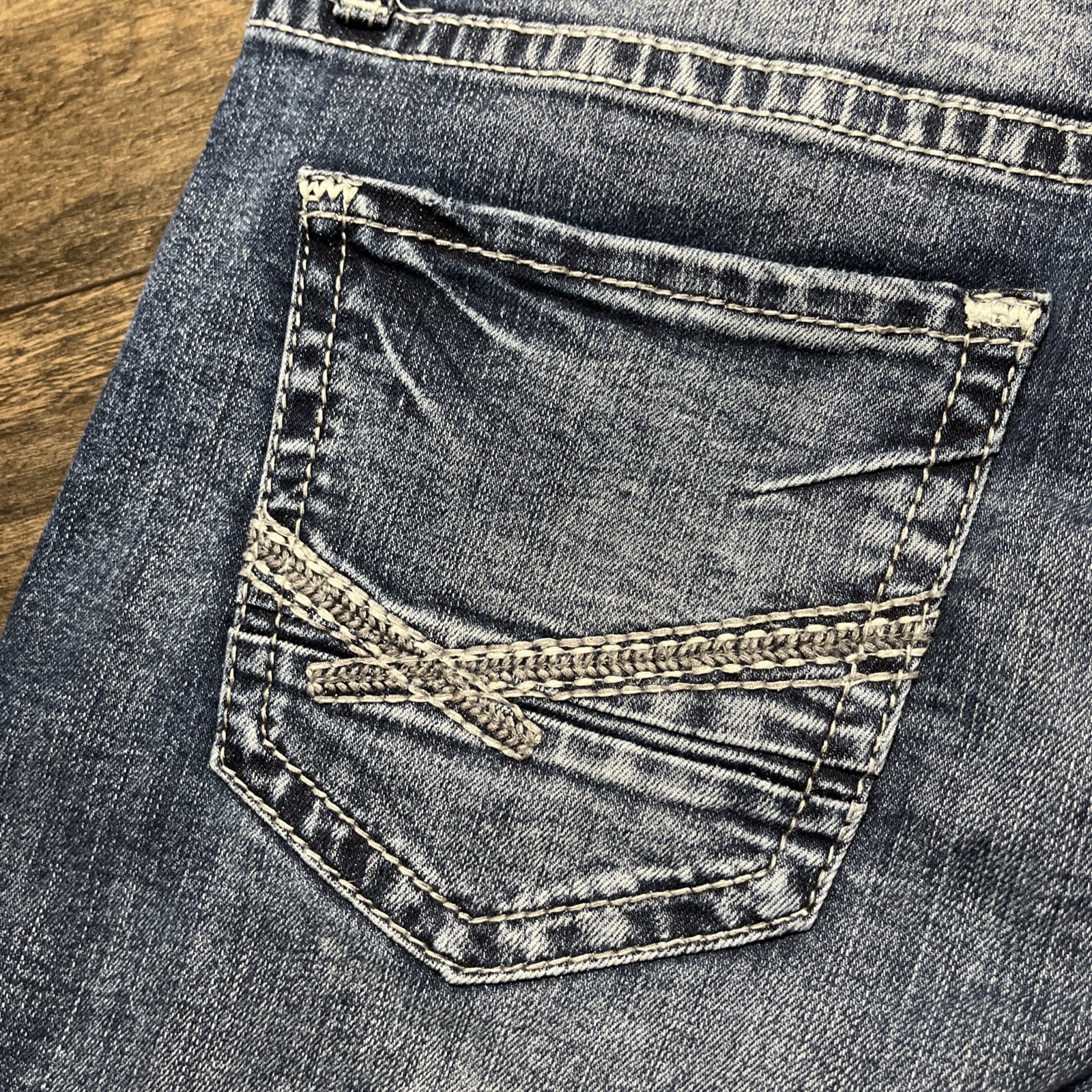 BKE Jake Boot Stretch Jeans Men’s Size 30×32 Glory Wash Coolmax Denim Rodeo EUC