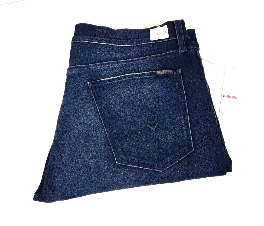 HUDSON Blake Slim Straight Zip Fly Denim Jeans Blue Size 34 X 32 Men’s NWT