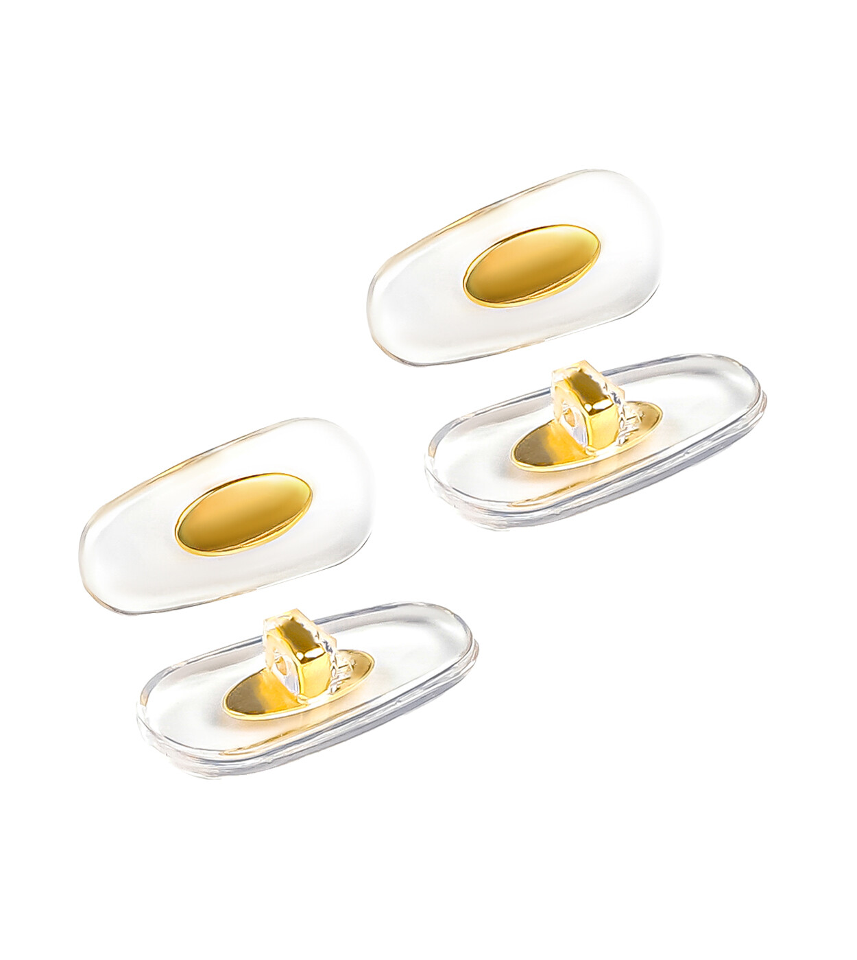 Plug-In Nose Pads Replacement for Ray-Ban Scuderia Ferrari Non-Slip Nose Pieces