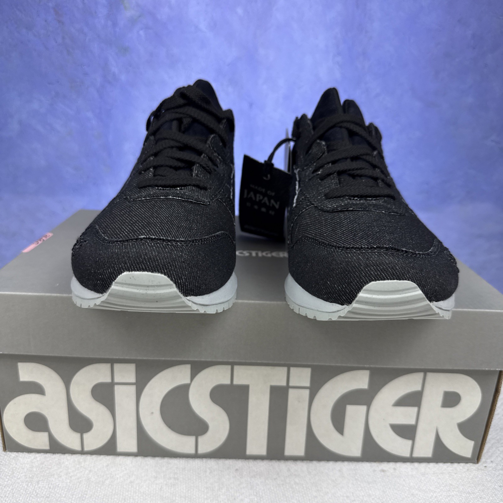 Asics Gel-Lyte 3 Mid Grey/Black Mens Size 8.5 H7ZNQ-9690 Japanese Denim