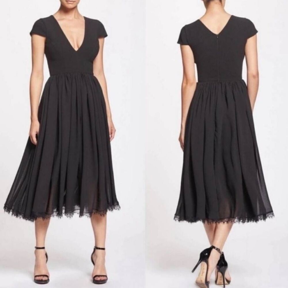 Dress the Population  Corey Fit & Flare Cocktail Dress Size XS