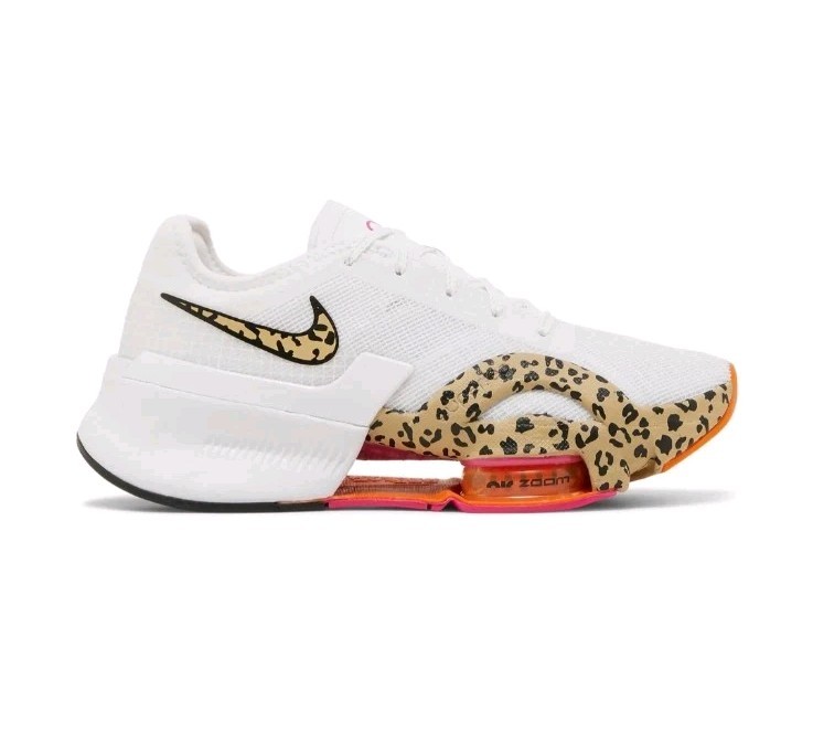 NIKE AIR ZOOM SUPERREP 3 WHITE/WHEAT GRASS LEOPARD US WOMENS Size 11 – UNISEX