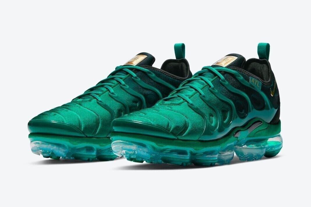 Nike air vapormax plus new men’s green comfortable shoes men’s shoes size 10-