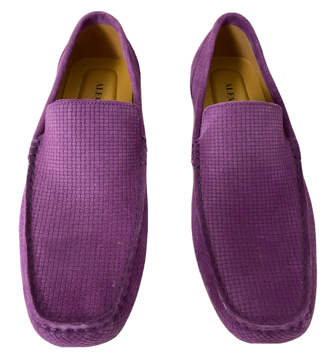 ALFANI KENDRIC TEXTURED DRIVERS SZ 10.5, RETAIL $80