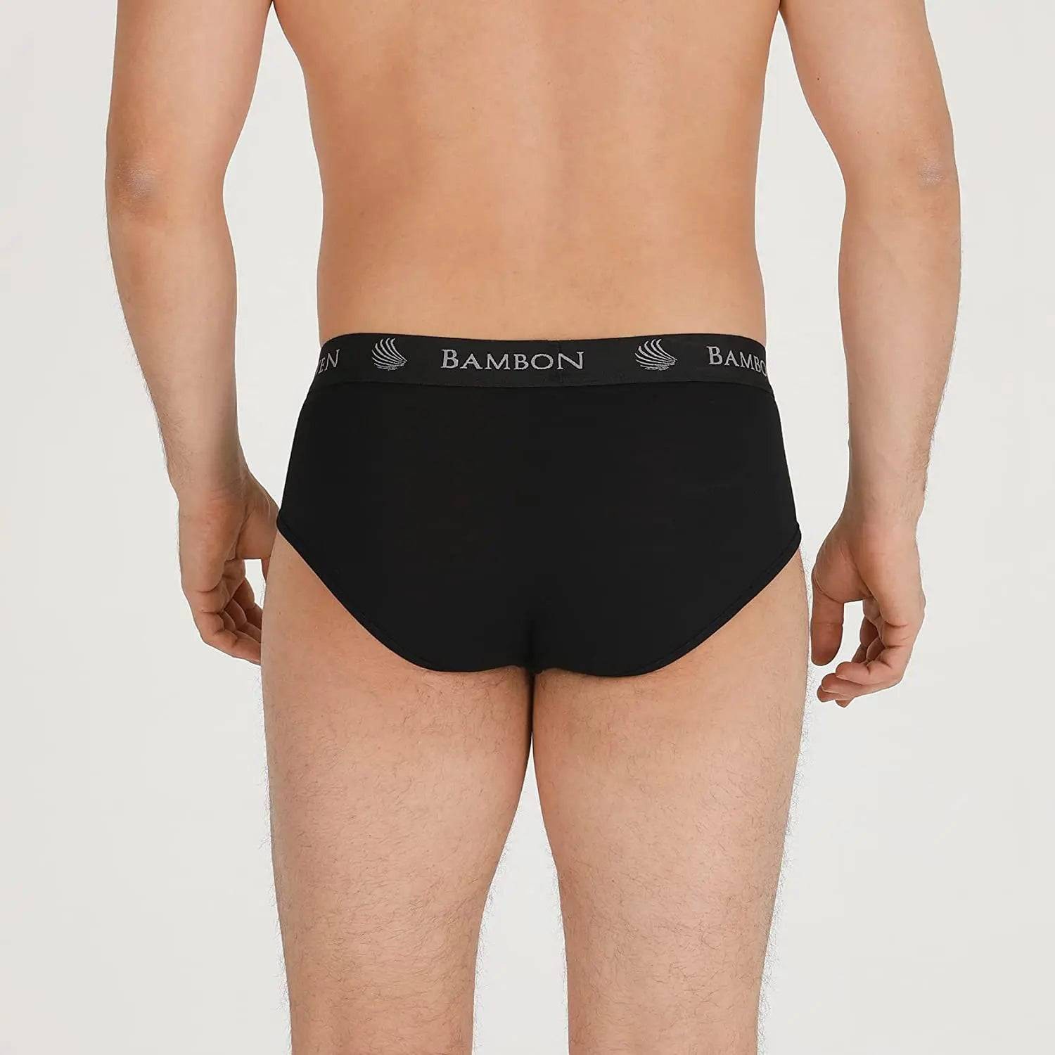 Men’s Bamboo Briefs with Pouch – 4-Pack Soft & Breathable Underwear