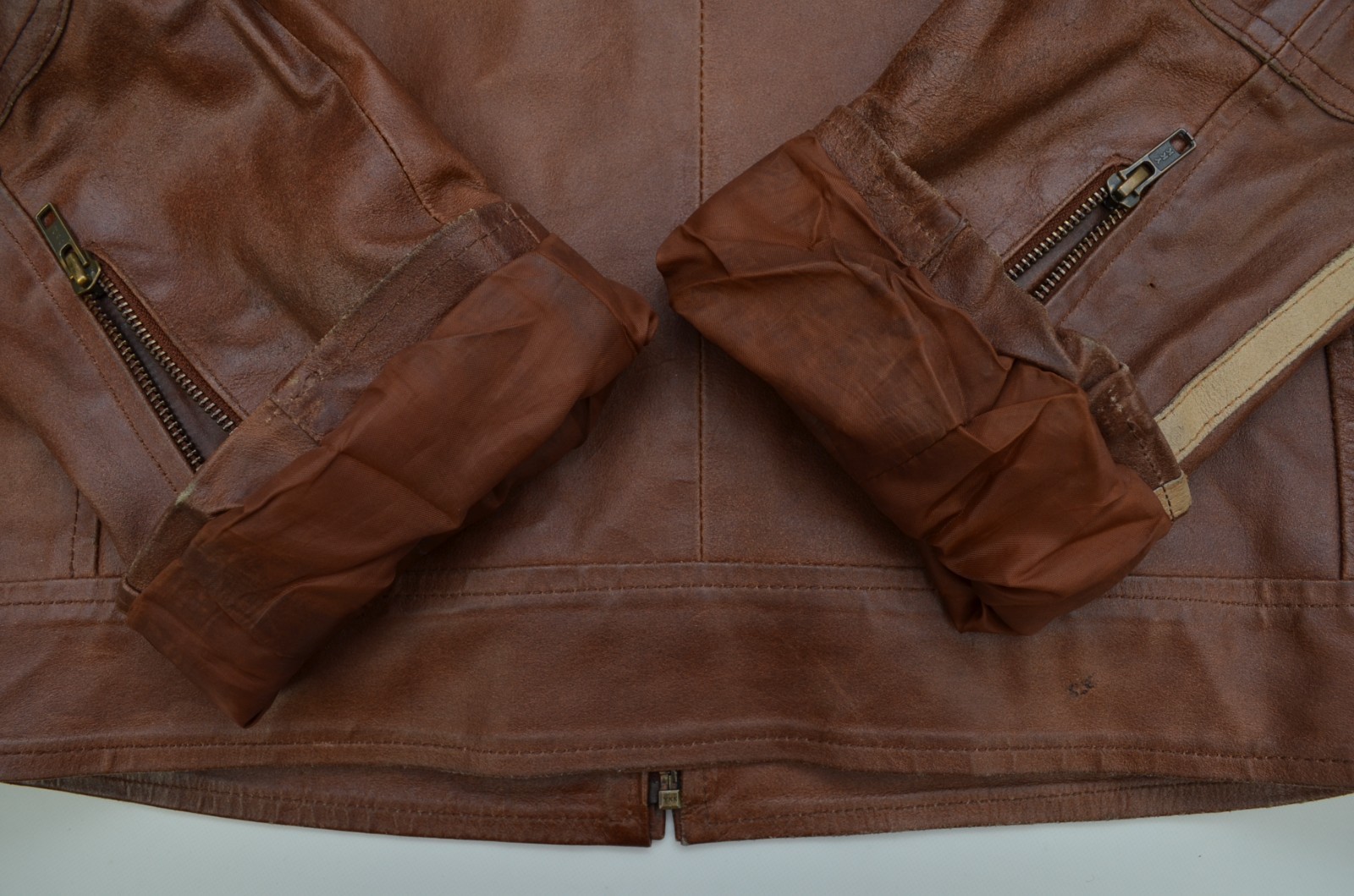 Vintage Superior New York Brogniez American Classic Motorcycle Leather Jacket M