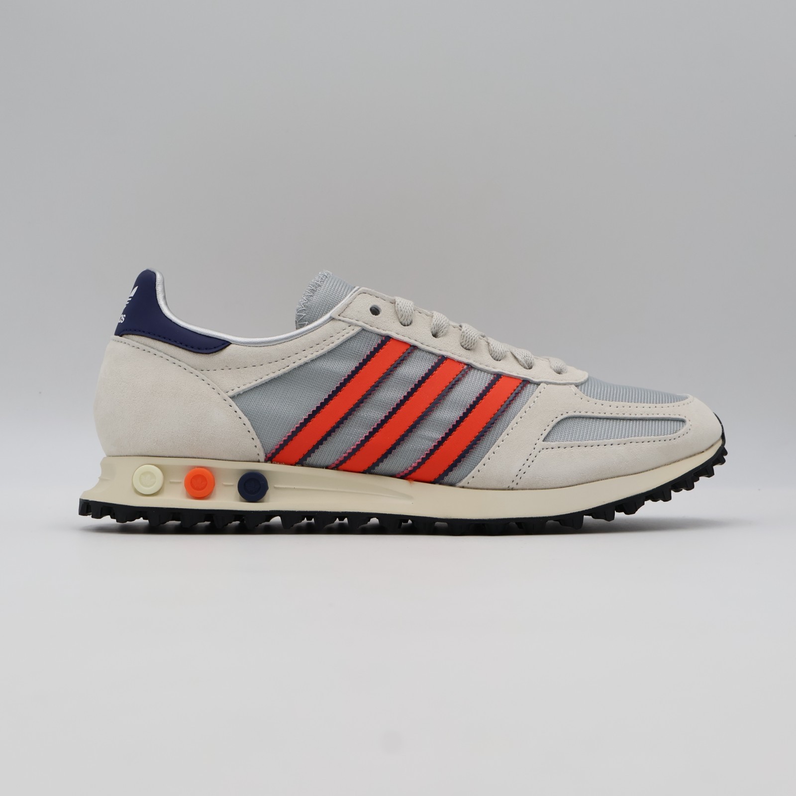 IH1651 adidas LA Trainer OG Silver Metallic Supplier Colour Dark Blue (Men’s)