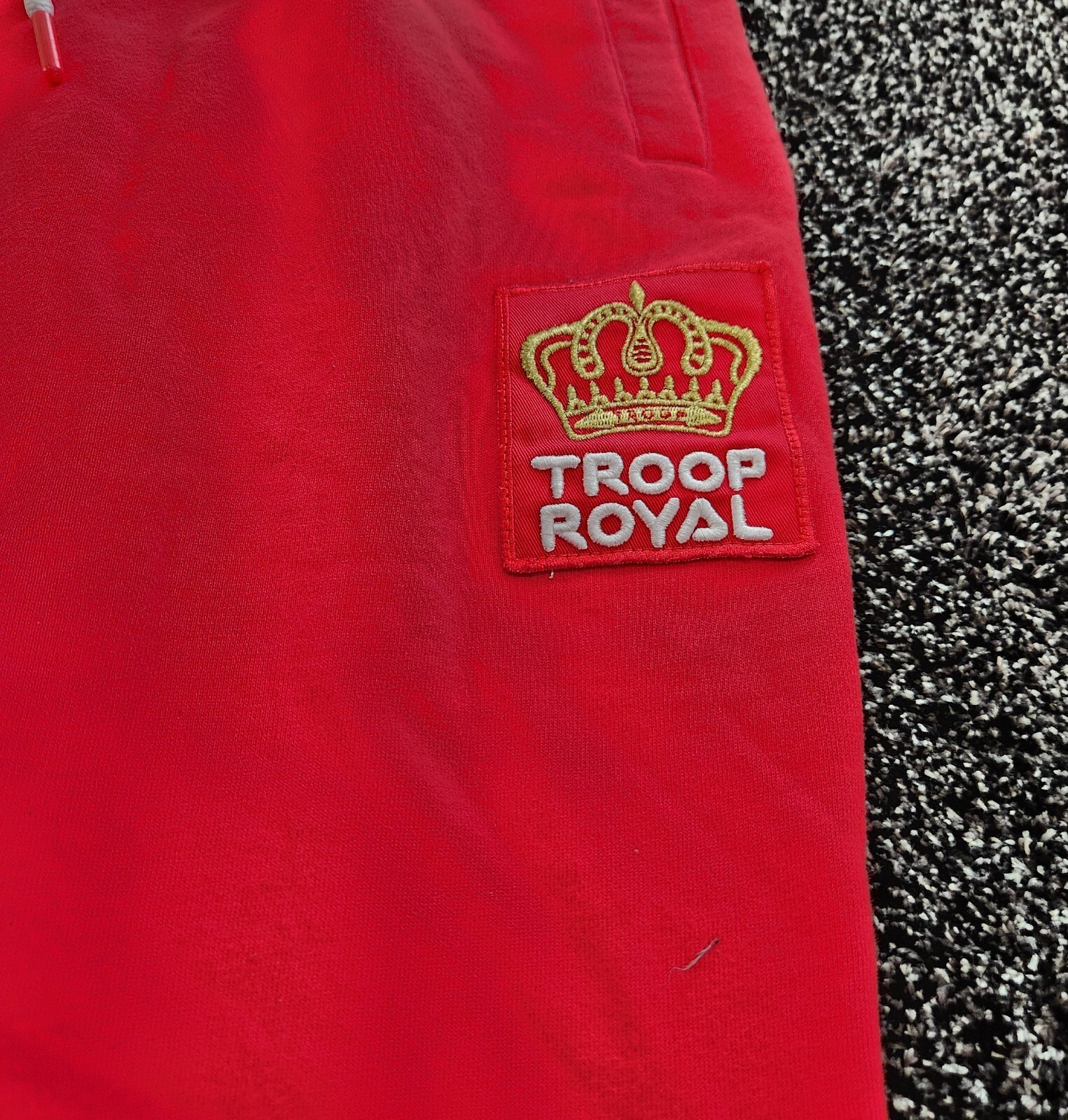 World of Troop Men Fleece Large Jogger Pants Troop Royal Patch Designs Premium