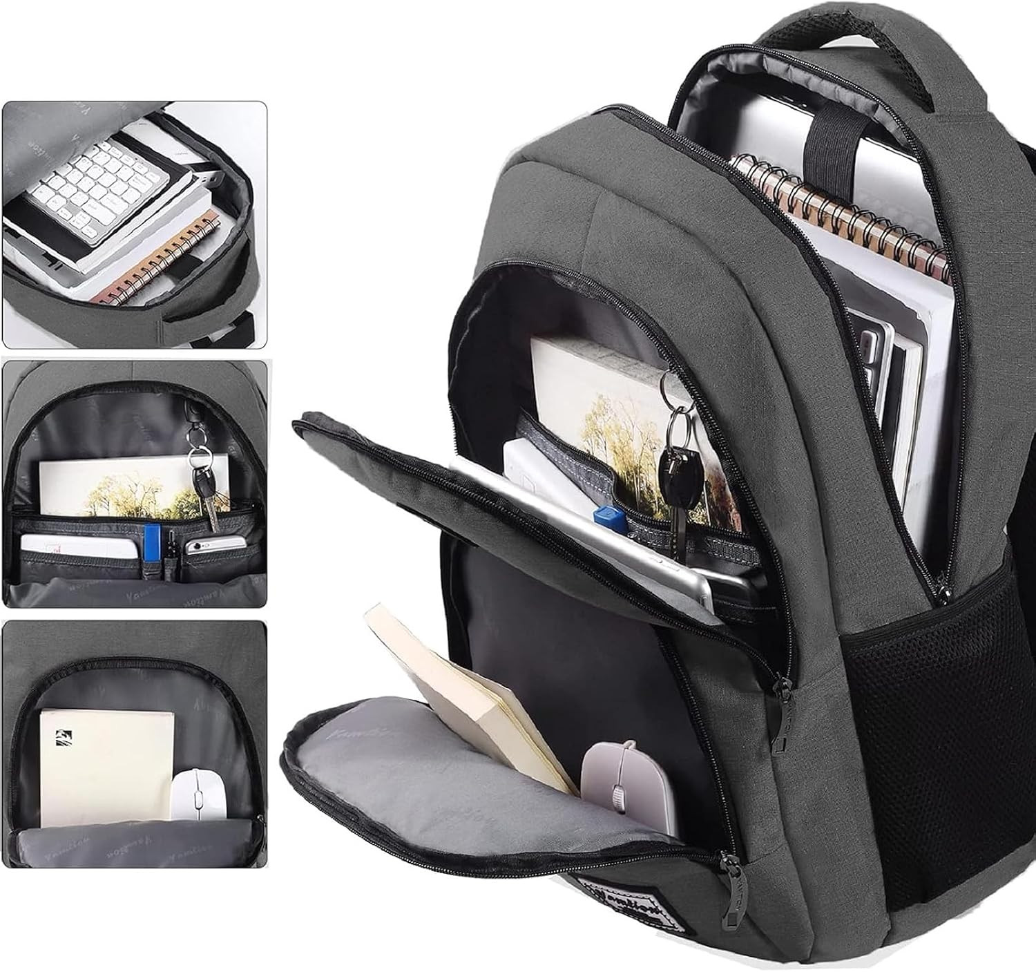 Backpack for Men and Women,School Bookbag for Teenager,15.6 Inch Computer Backpa