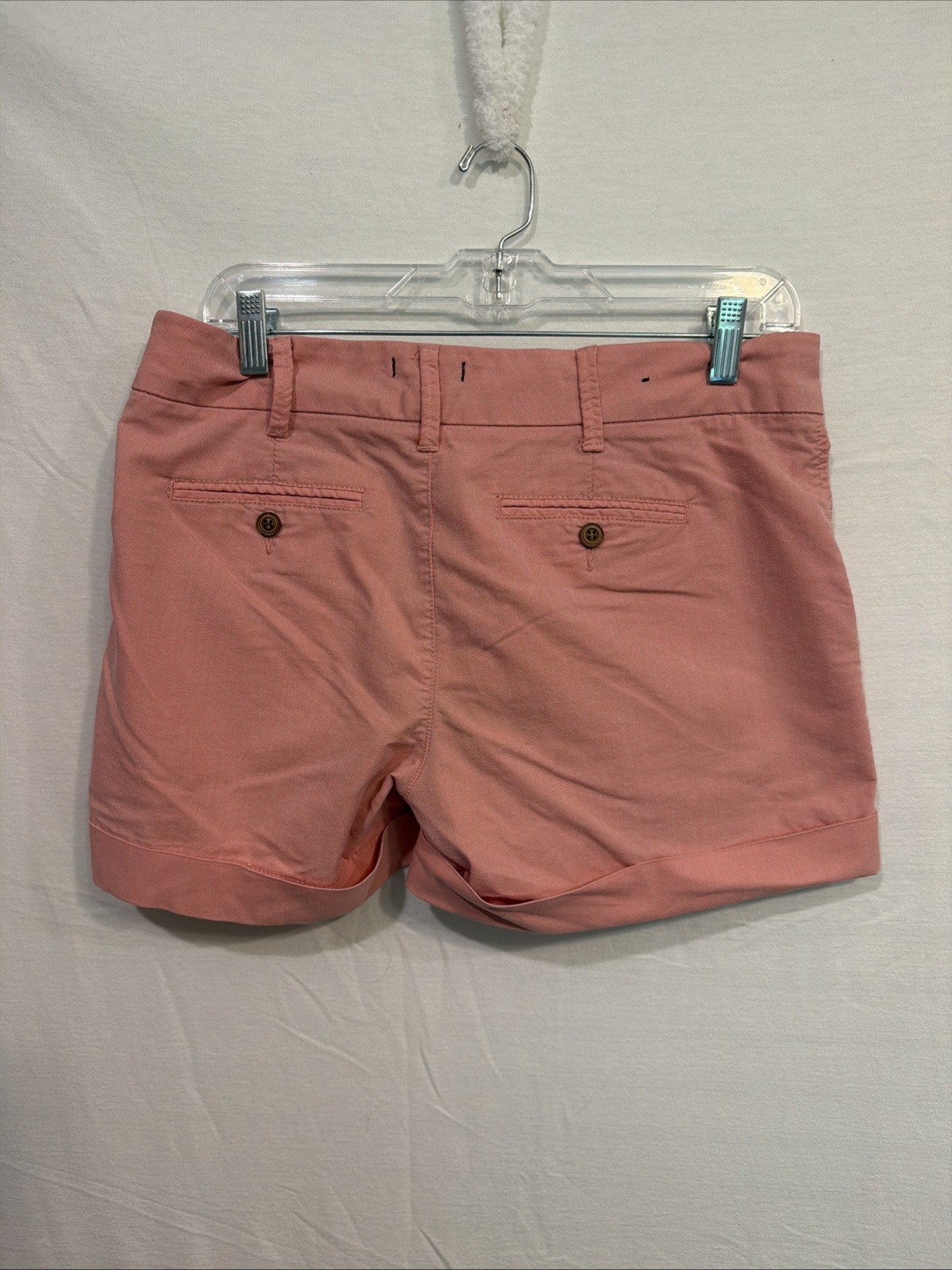 Dear John Shorts 29 Salmon Pink 4” Inseam Cuff Bottom Hem