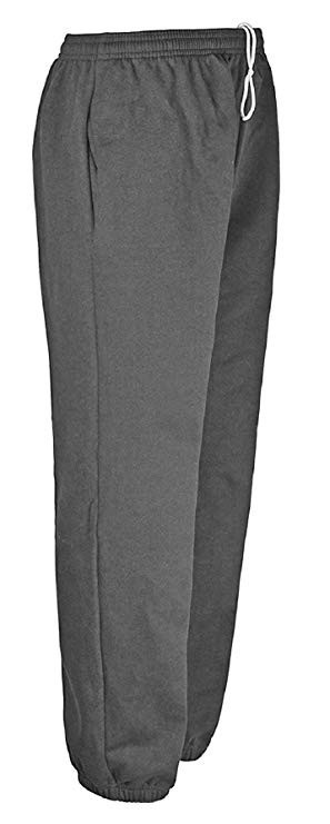 Mens Fleece Tracksuit Bottoms Elasticated Hem Jogging Bottom S To 10XL Big Sizes
