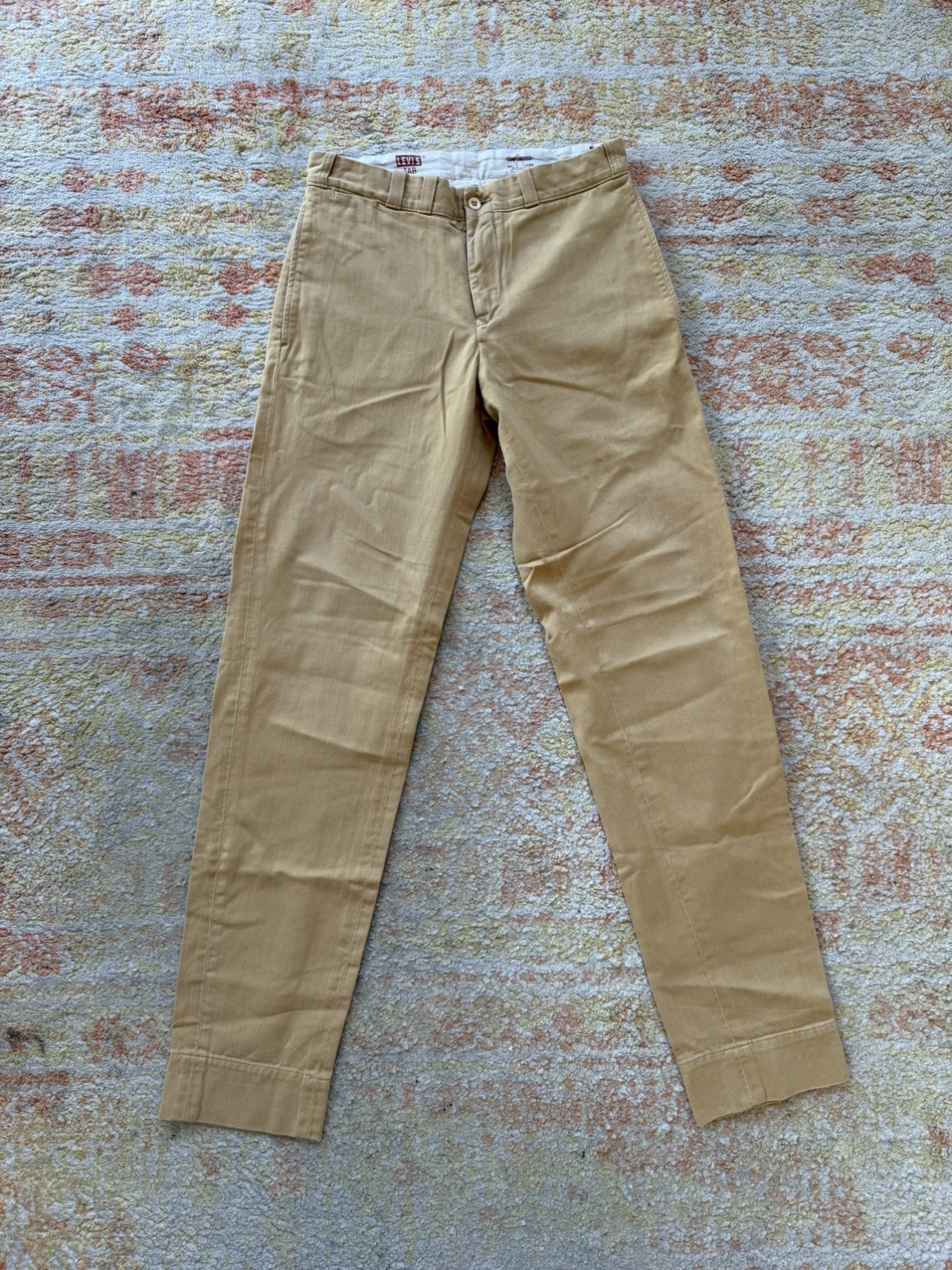 Levis LVC Tab Twills Trouser Pants Big E Men Size 28 x 32 Msrp $240