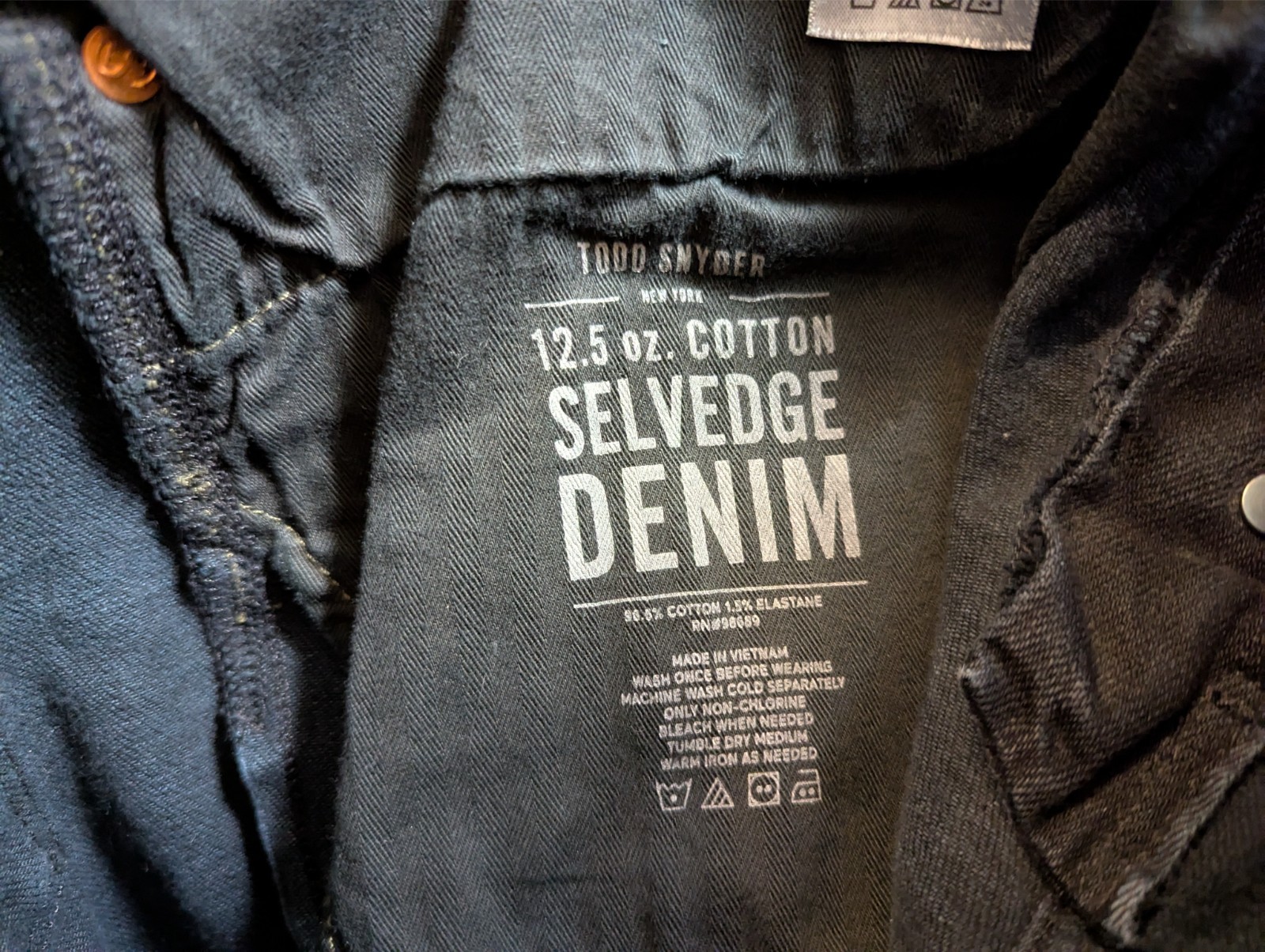 Todd Snyder selvedge jeans