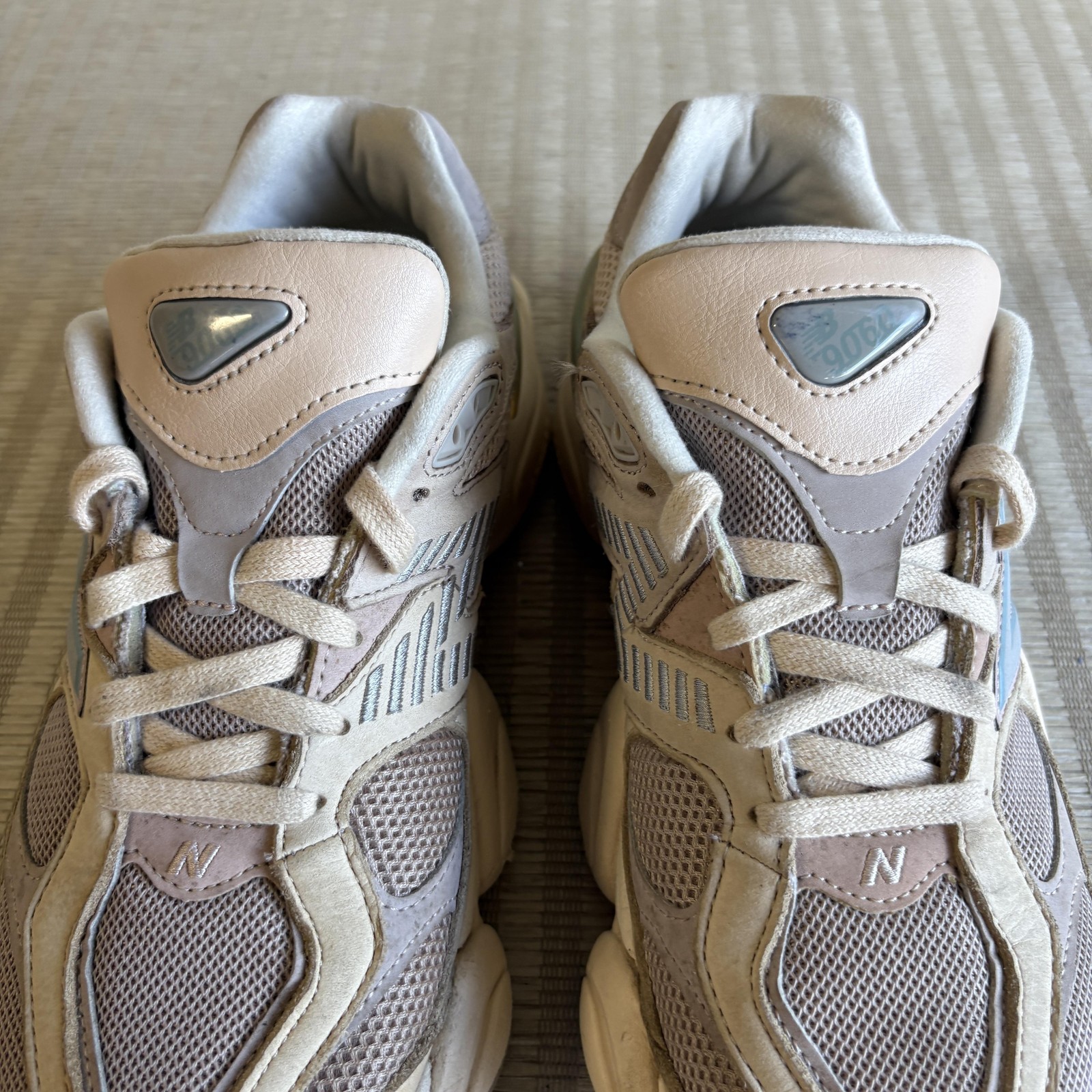 New Balance 9060 Shoes Mens Size 8.5 D Beige Pink Rose Suede Sneakers U9060WCG