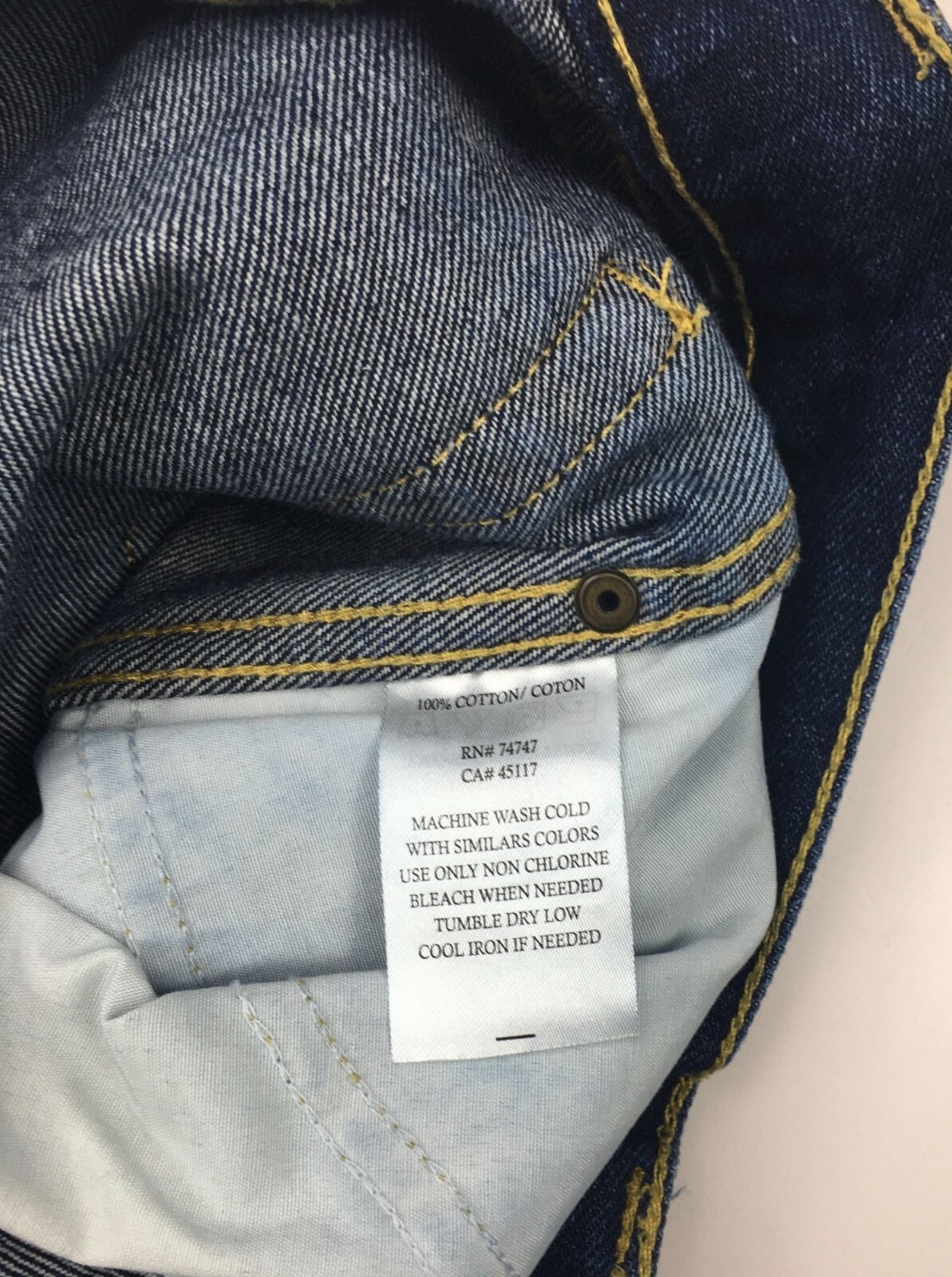 Red Head Jeans Mens Size 30 x 32 Dark Wash Straight Leg Blue Denim 100% Cotton