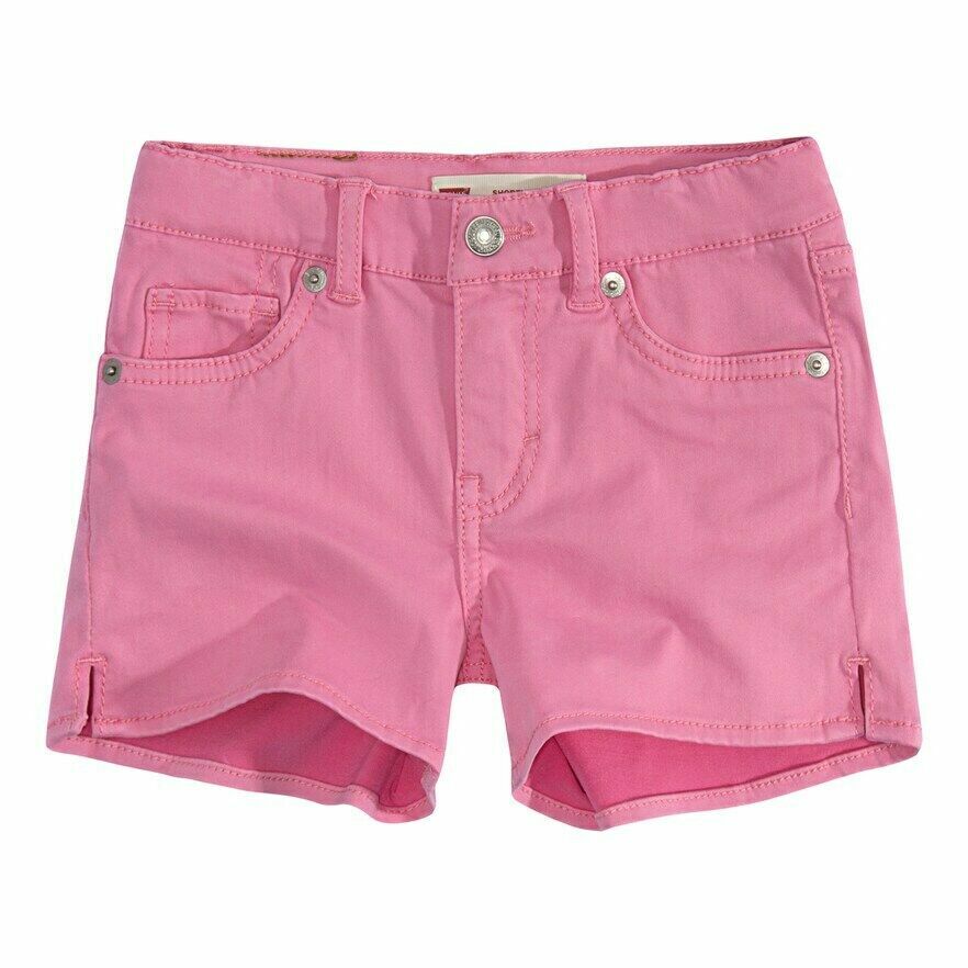 Levi Strauss ~ Girl’s Size 8 Reg ~ Pink ~ Shorty Short ~ Adjustable ~ Stretch