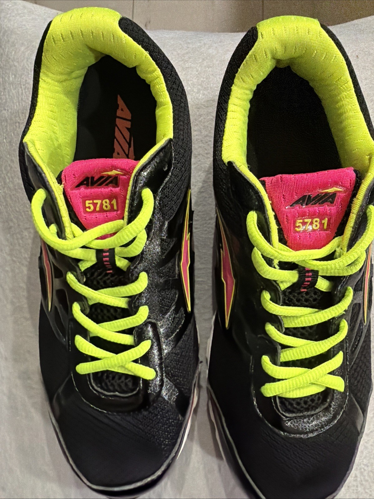 Women’s AVIA Black-pink-white 5781 Running Shoes Size 9W