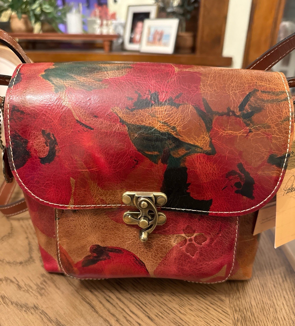 Patricia Nash LEANDRA Flap Crossbody Handbag SPRING MULTI 10th Anniversary NWT