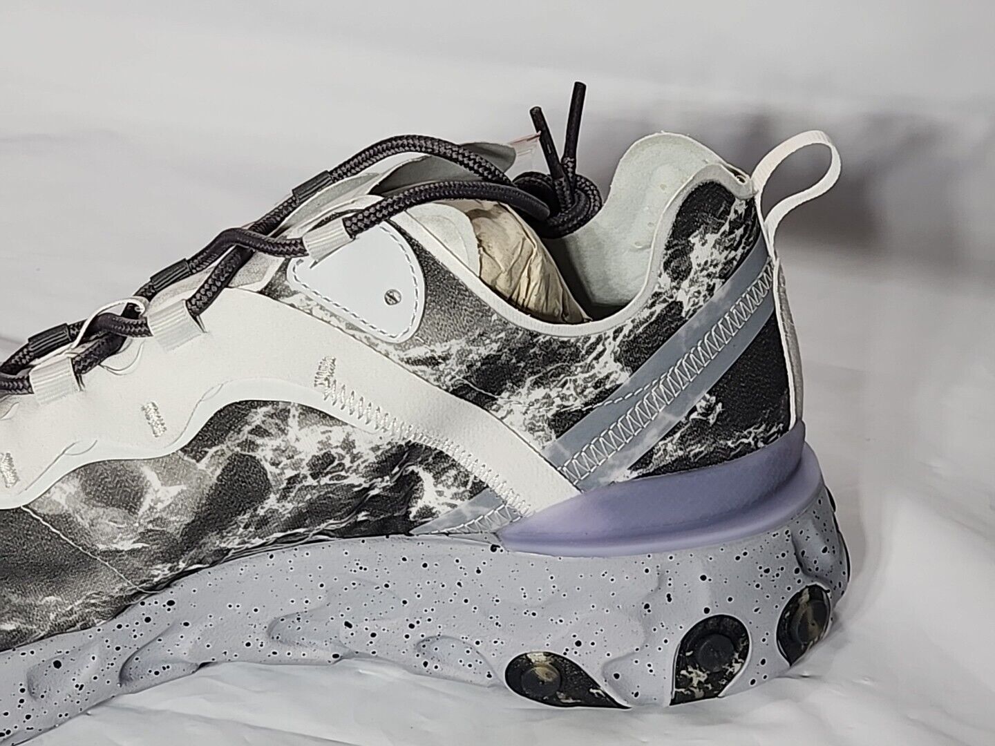 Nike Kendrick Lamar Shoe SZ 15 x React Element 55 Running Pure Platinum CJ3312
