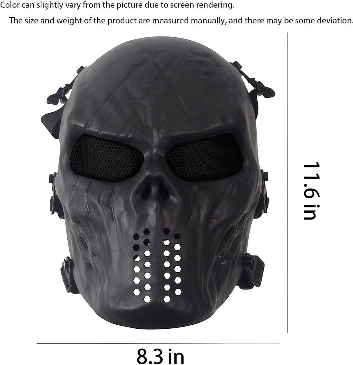Rave-Ready Skull Mask with Cushioned Eye Protection – Stand Out This Halloween