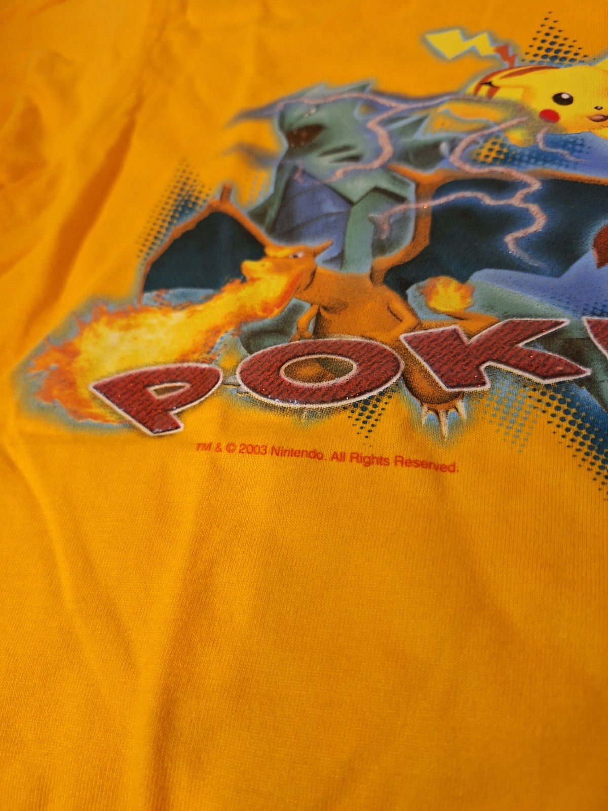 Vintage 2003 Official Nintendo POKEMON SHIRT Size Small Unisex