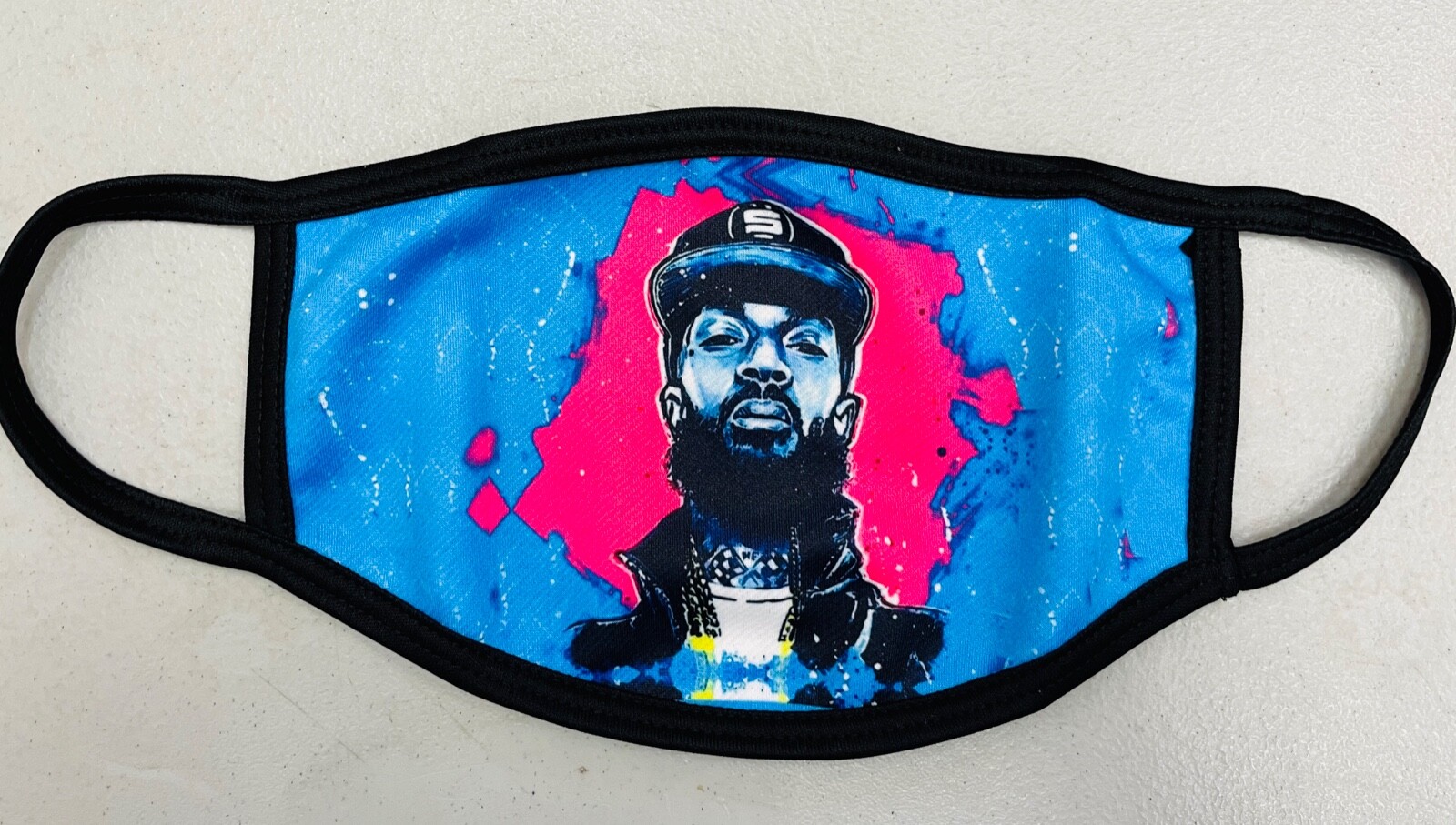 Nipsey Hussle New Edition Printed Face Mask Free Shipping and Returns USA Seller