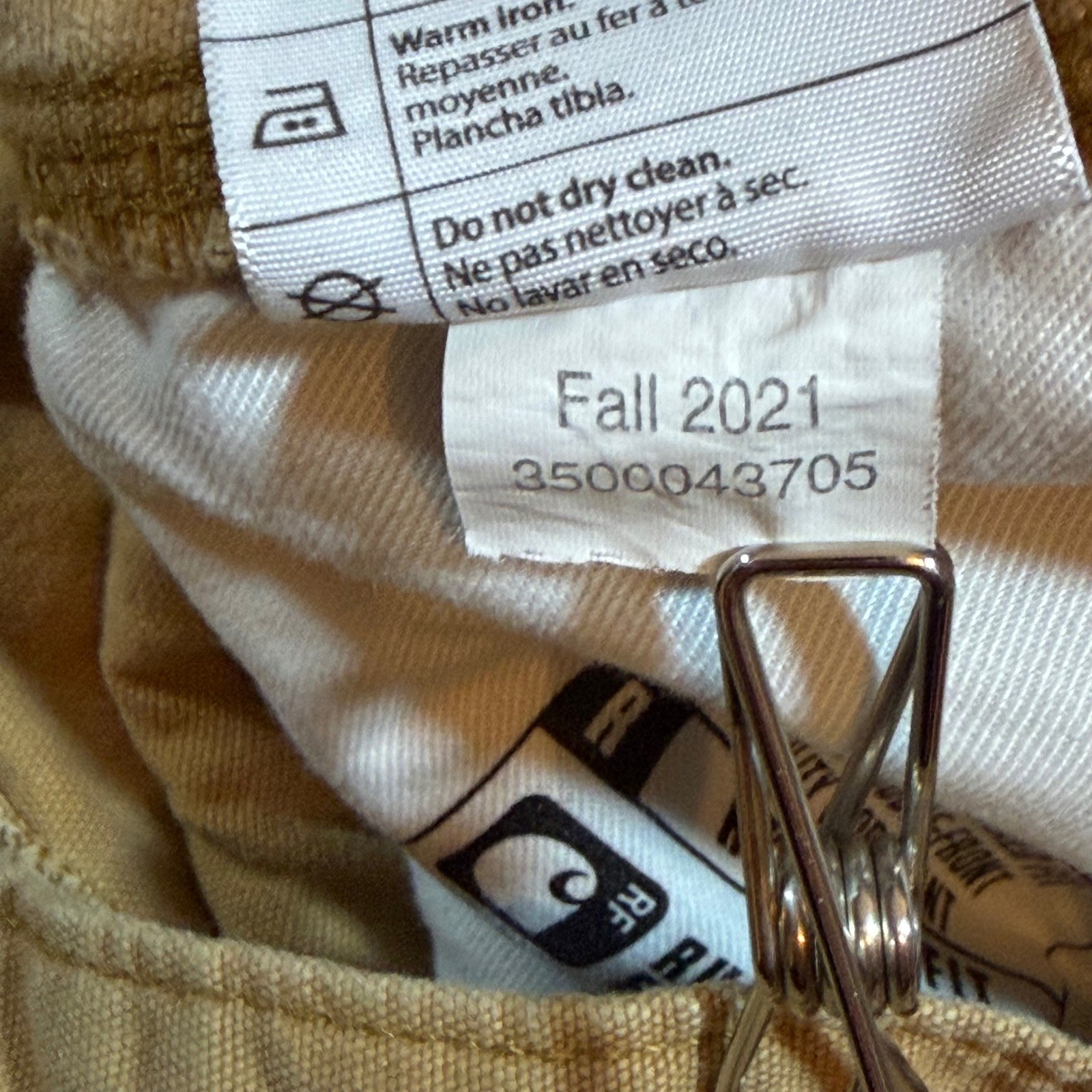 Carhartt Rigby Rugged Flex Double Knee Flex Canvas Work Pants Tan 36×30 102802