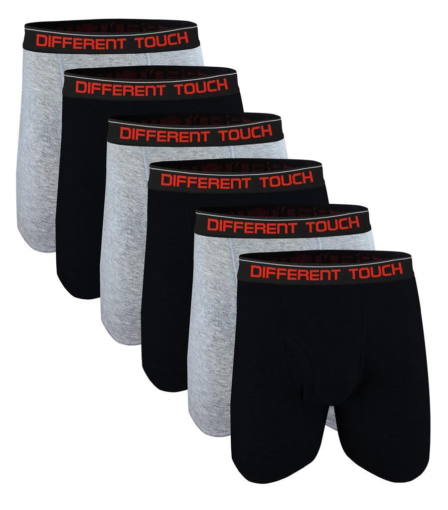 6 Men’s Big & Tall USA Classic Design Log Leg Boxer Briefs Underwear