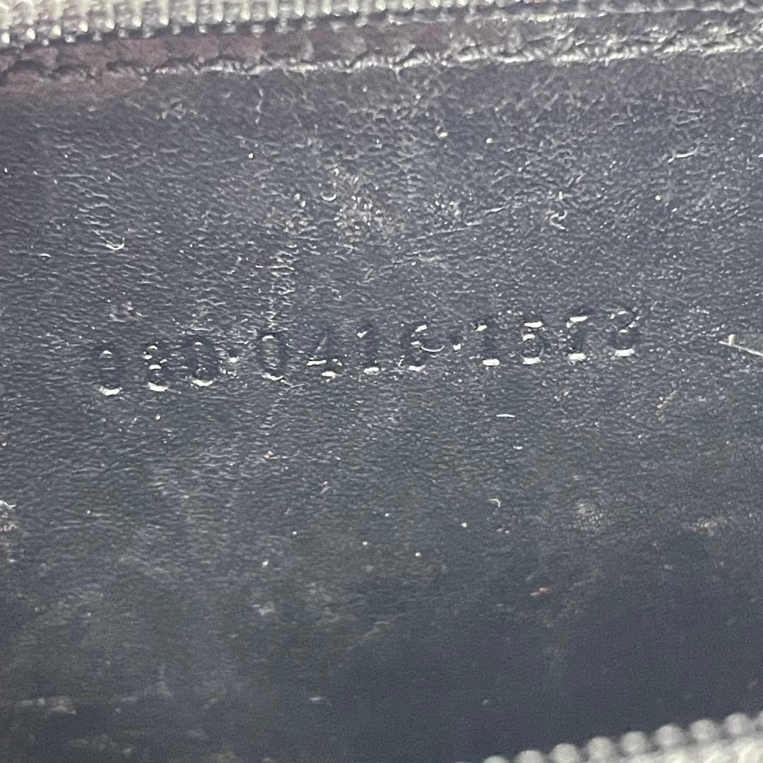 GUCCI Coin Case Round Zipper GG Mini Wallet Black