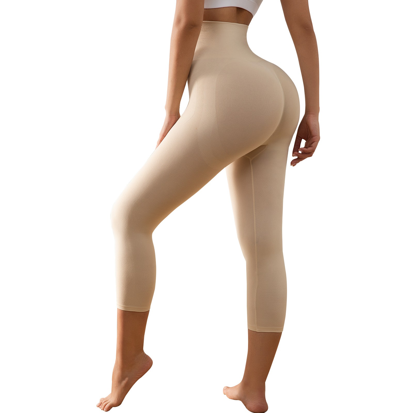 Women Anti Cellulite Compression Capris Thigh Slimmer Slimming Body Shaper